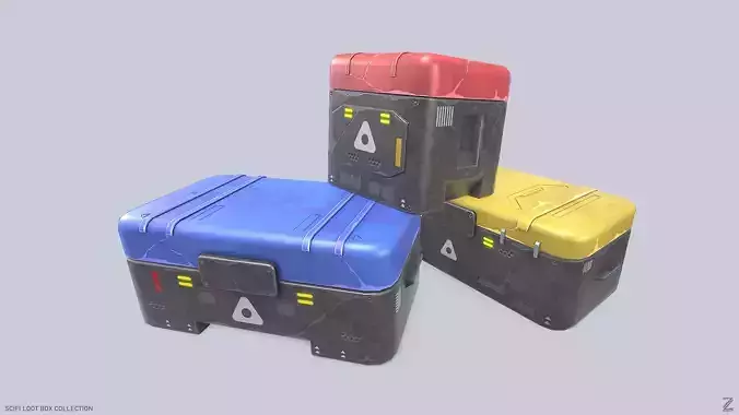 Scifi loot box collection 