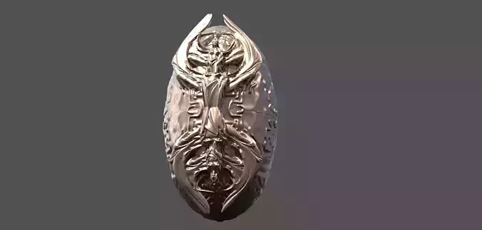 Easter Angel Egg Angel Mary version 3D model