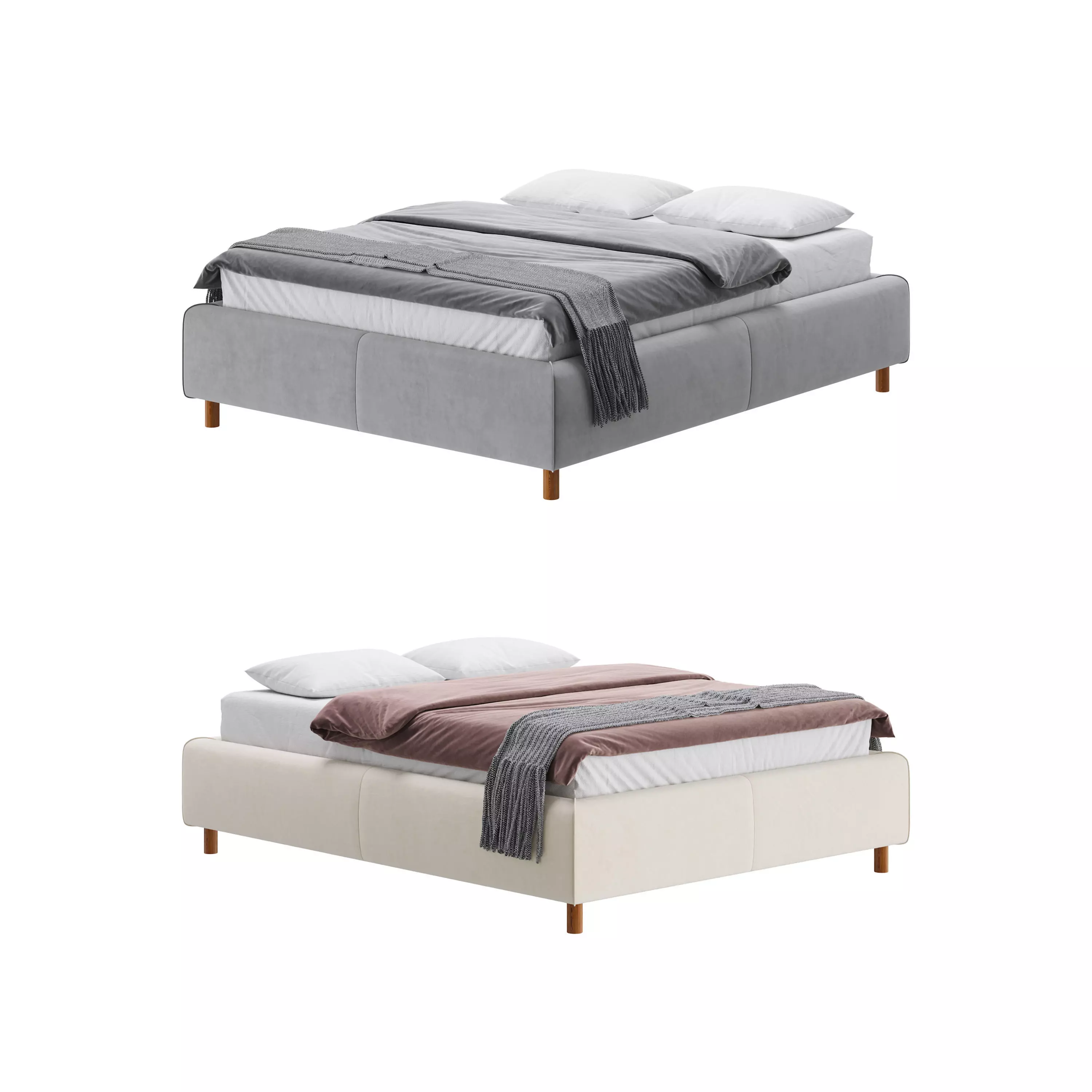 Bed ODRI 3D model_0