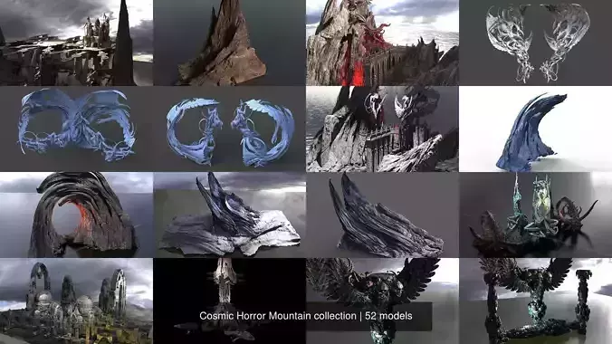 Cosmic Horror Mountain collection 