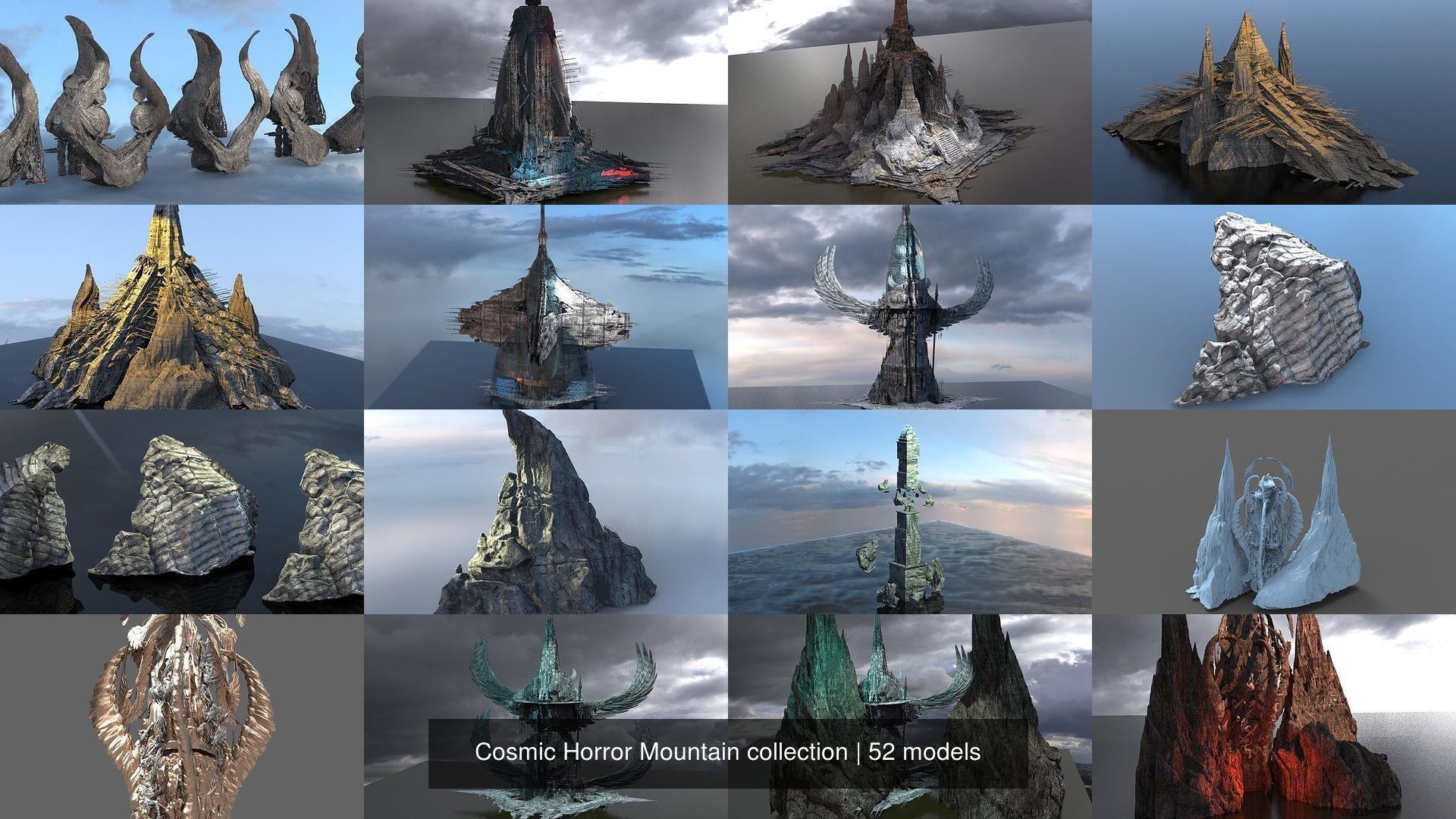 Cosmic Horror Mountain collection _4