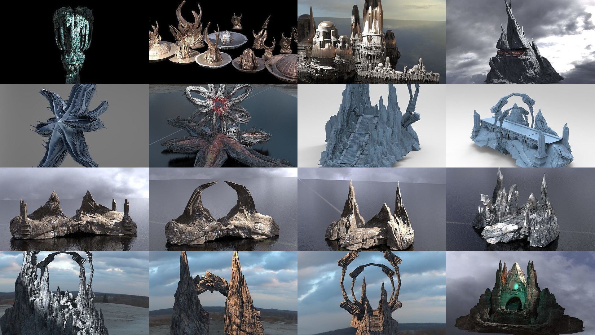 Cosmic Horror Mountain collection _1