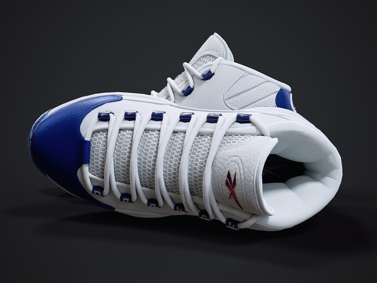 Reebok Question sneaker 2 Low-poly 3D model_4