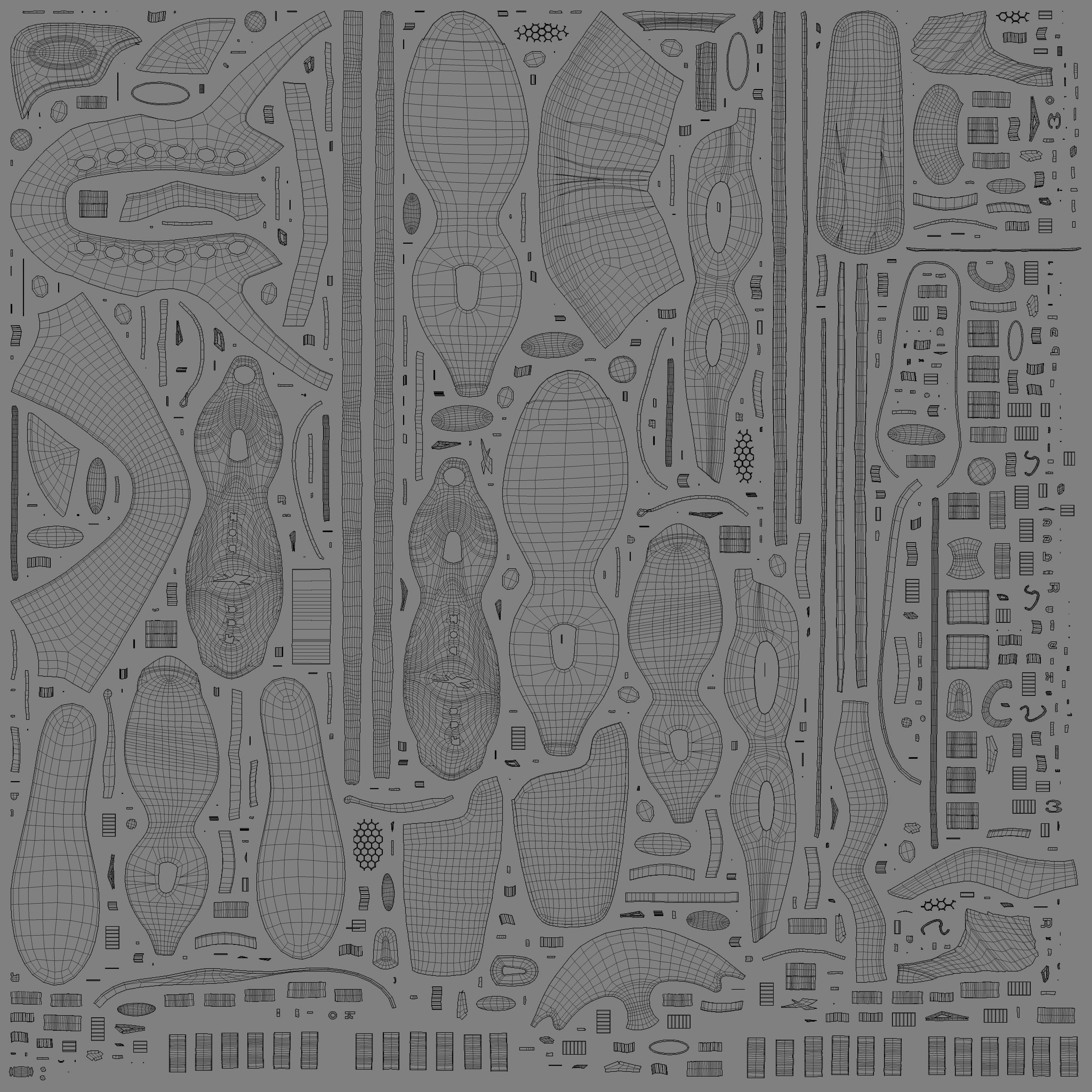 Reebok Question sneaker 2 Low-poly 3D model_12