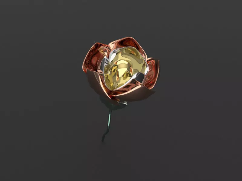Lotus flower Thai style jewelry Free 3D print model