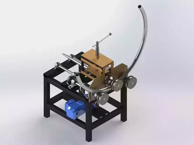 Bending machine pipe bender 3D model