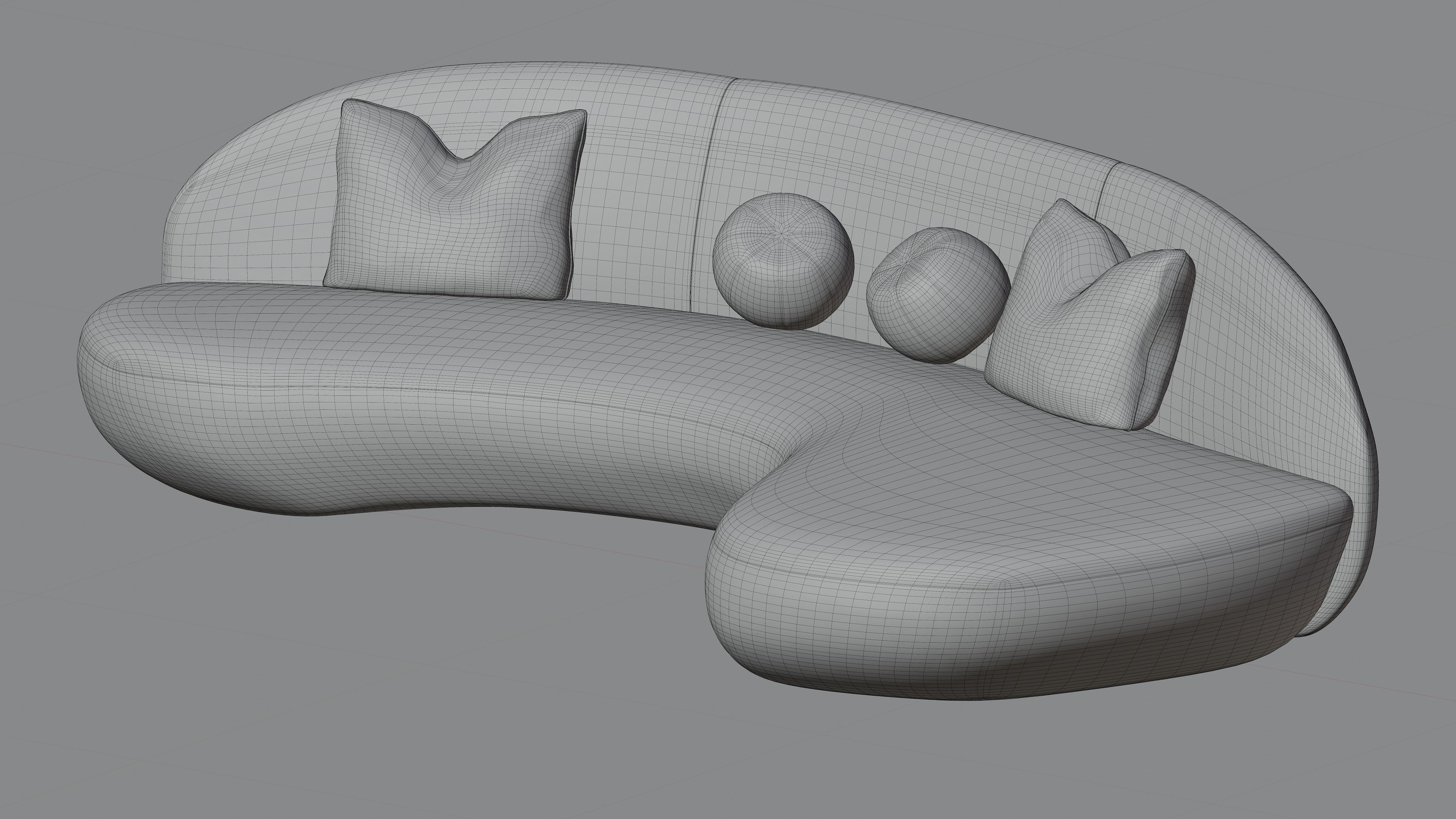 Sofa Eos - Chaise Long by Artefacto 3D model_2