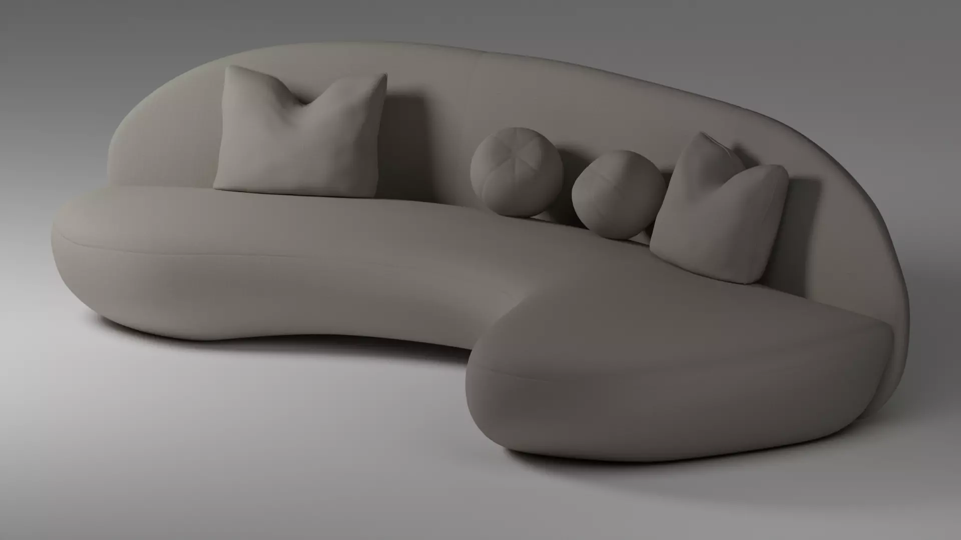 Sofa Eos - Chaise Long by Artefacto 3D model_0