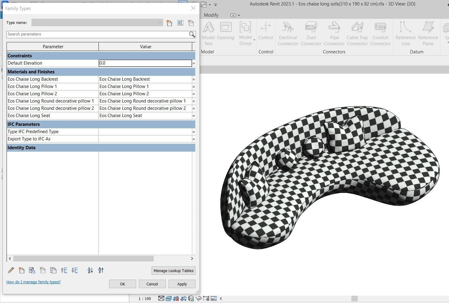 Sofa Eos - Chaise Long by Artefacto 3D model_6