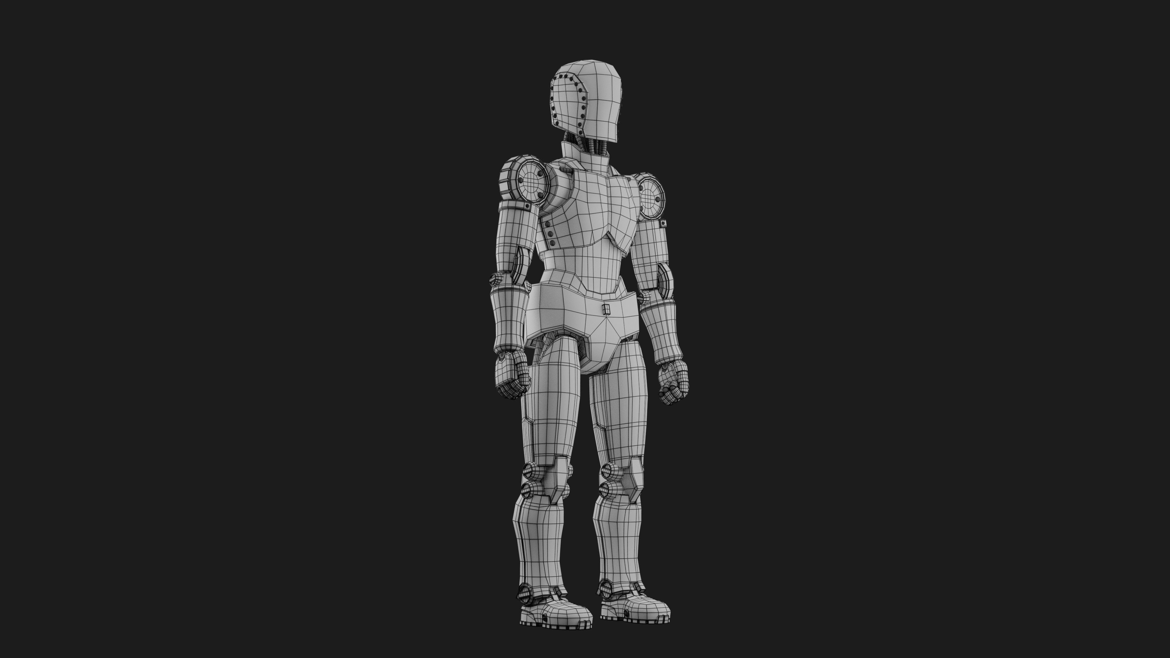 Robot Character RC08 3D print model_6