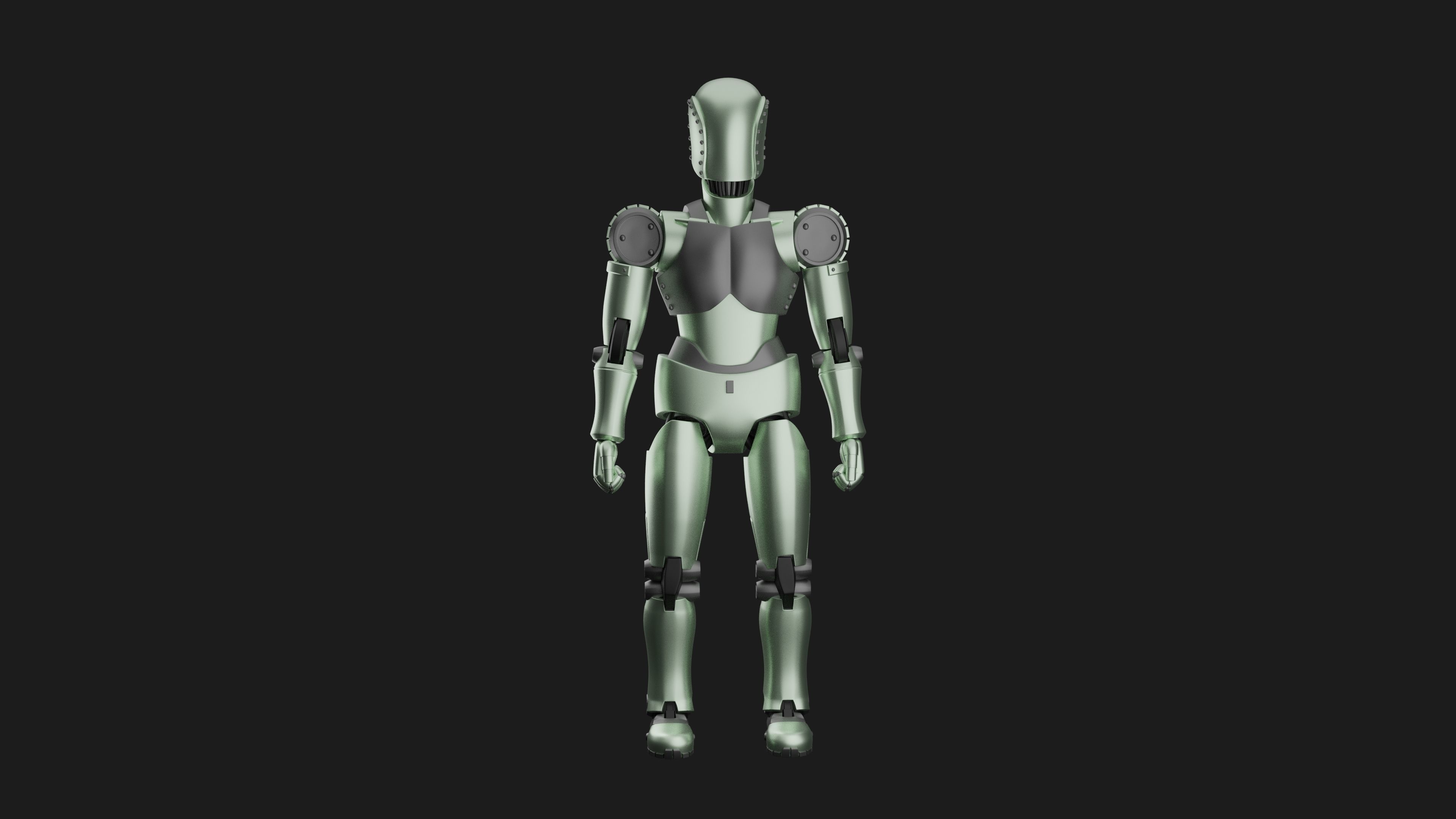 Robot Character RC08 3D print model_1