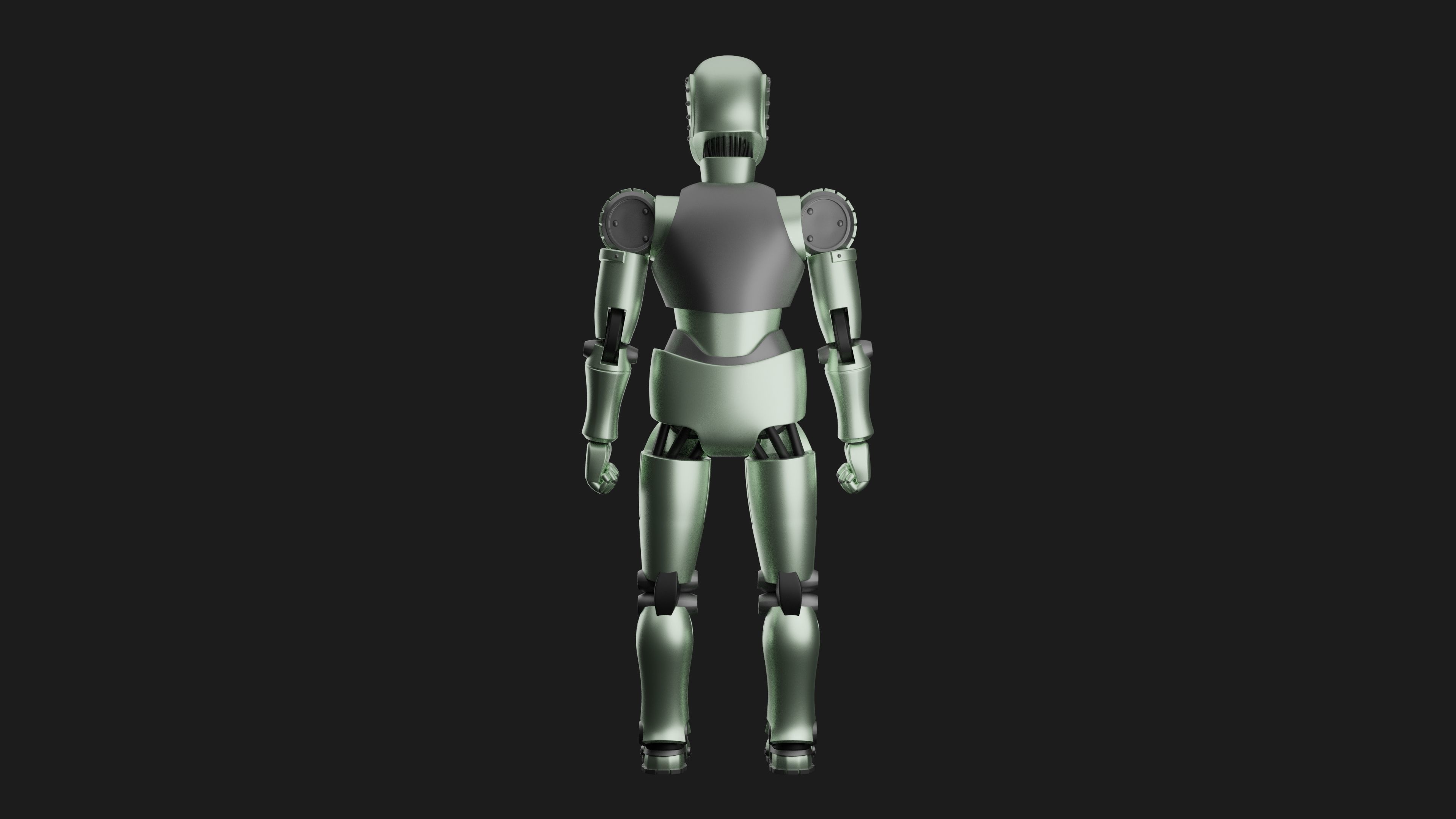 Robot Character RC08 3D print model_4