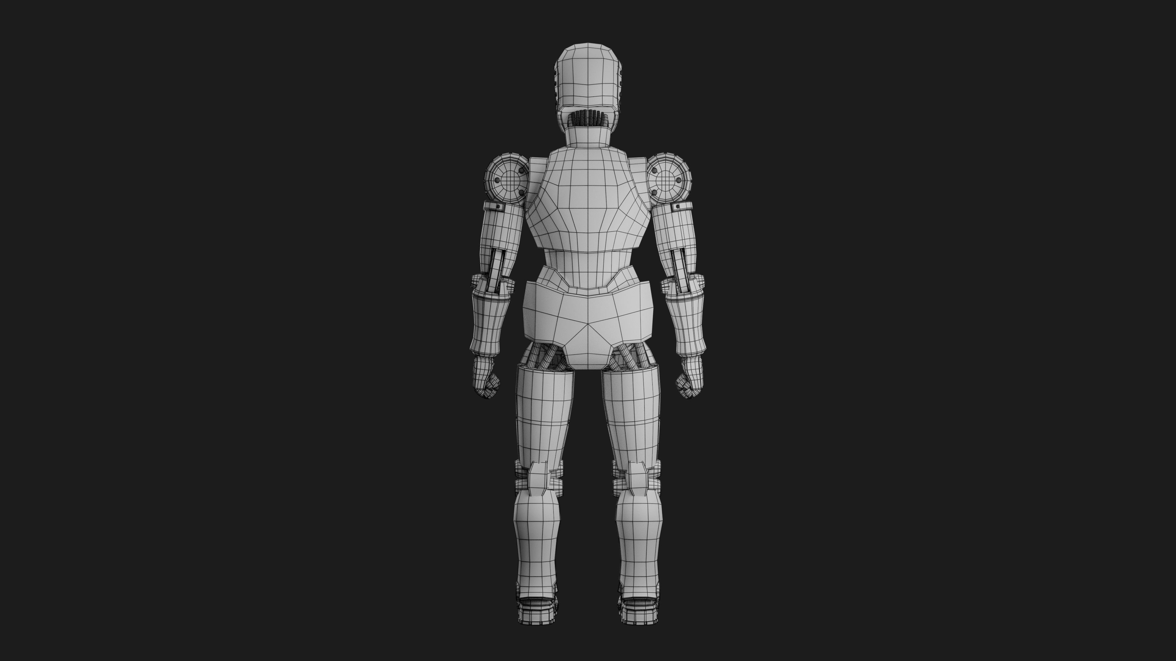 Robot Character RC08 3D print model_9