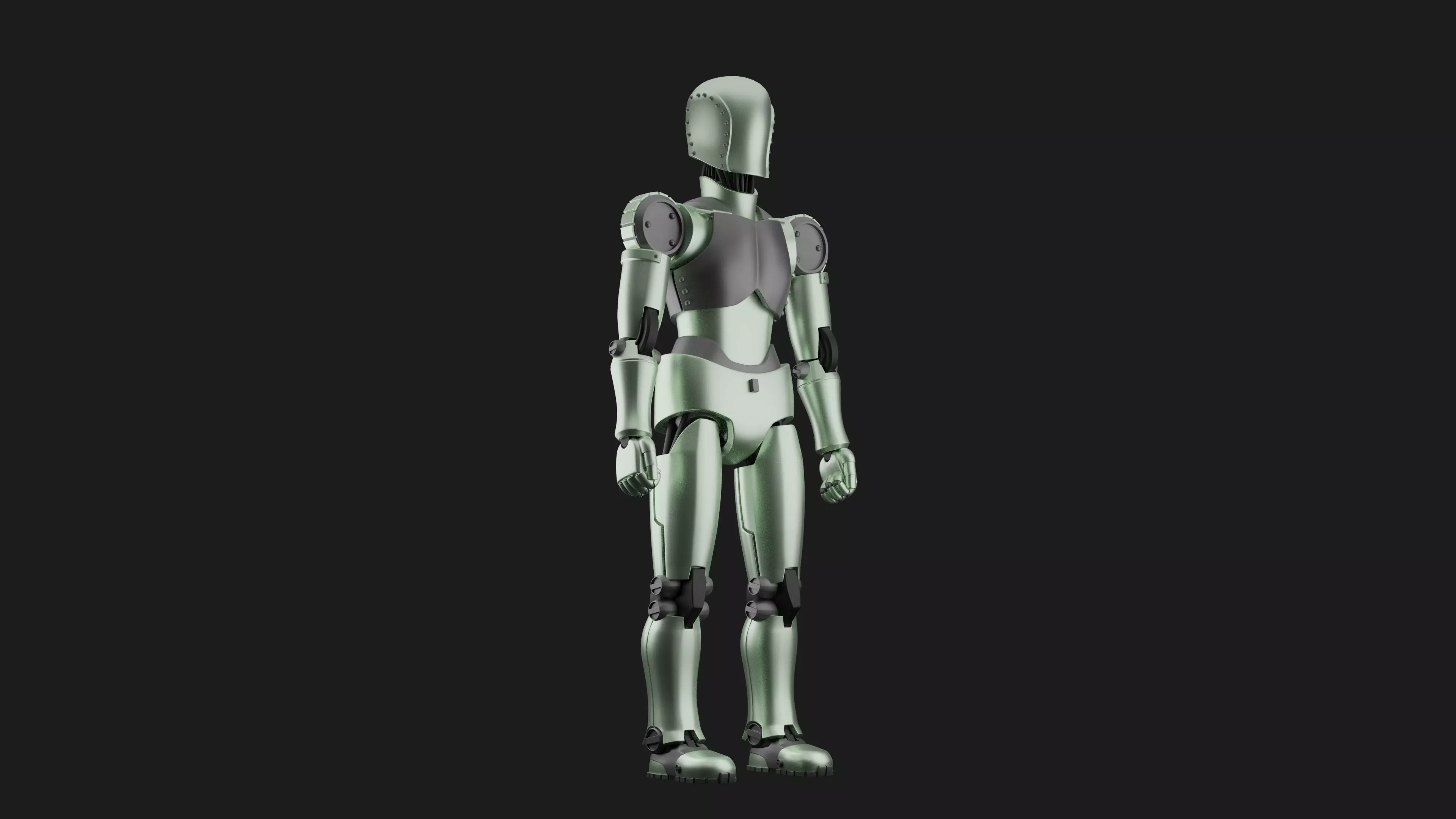 Robot Character RC08 3D print model_0