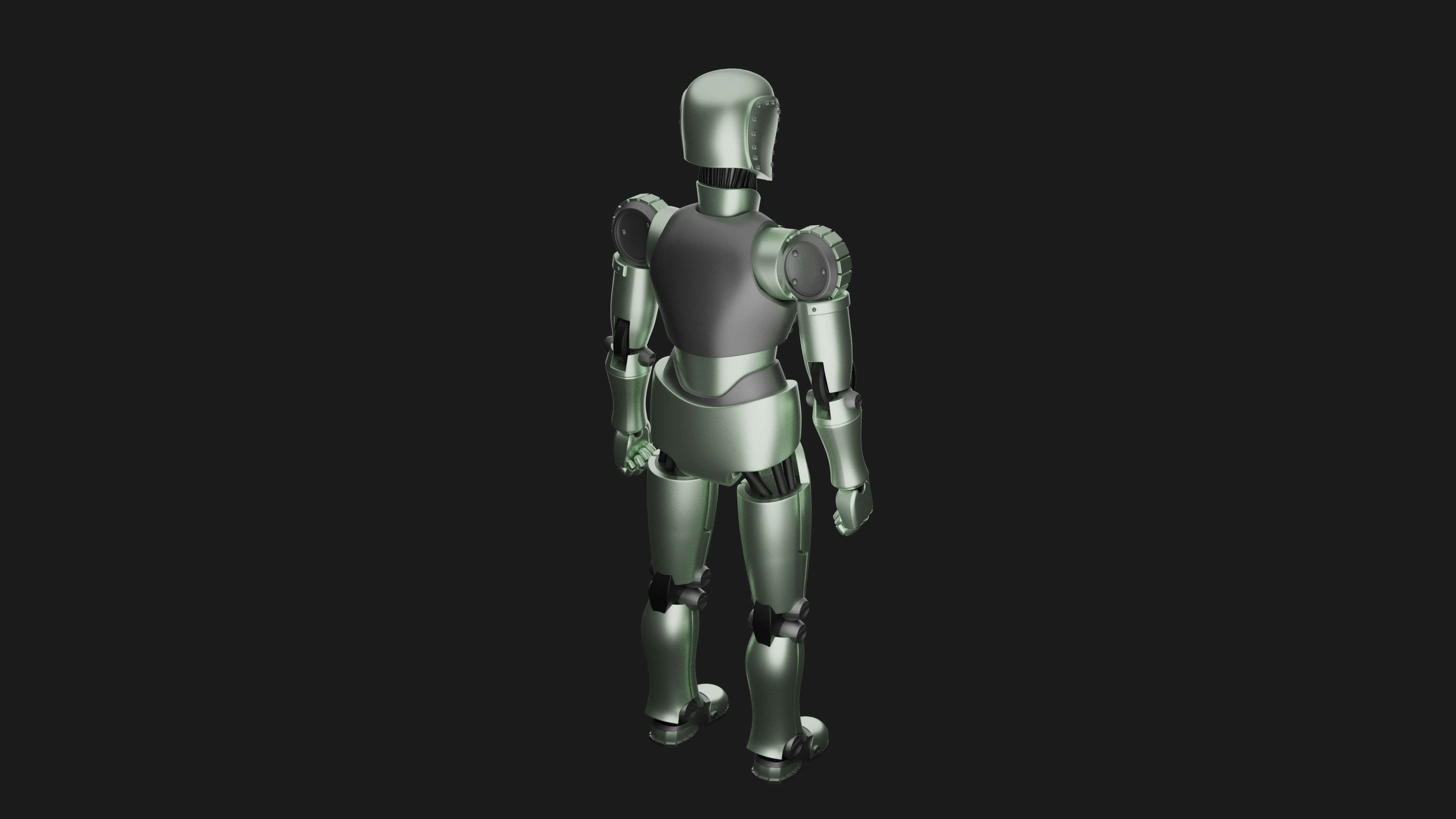 Robot Character RC08 3D print model_5