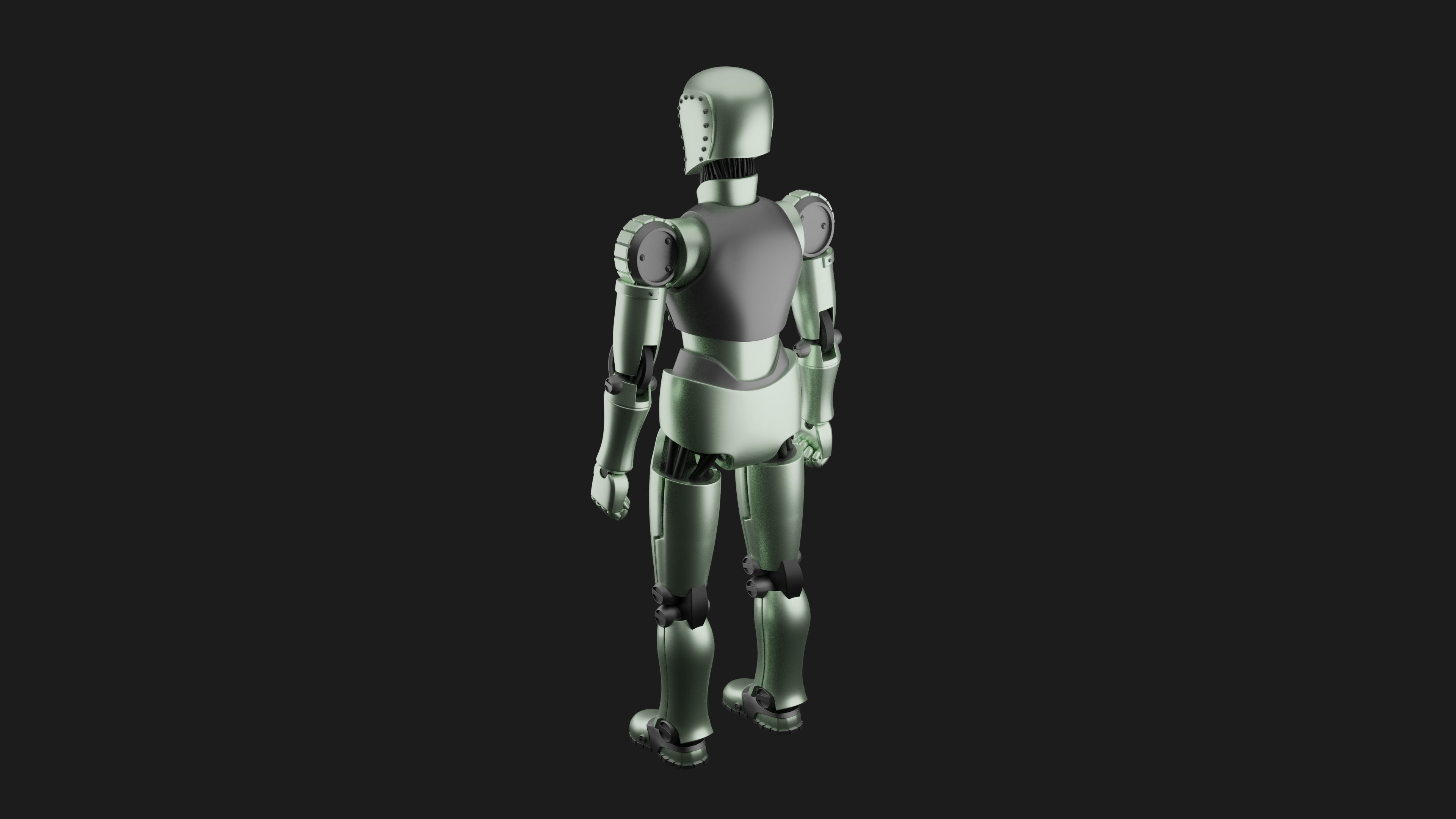 Robot Character RC08 3D print model_3