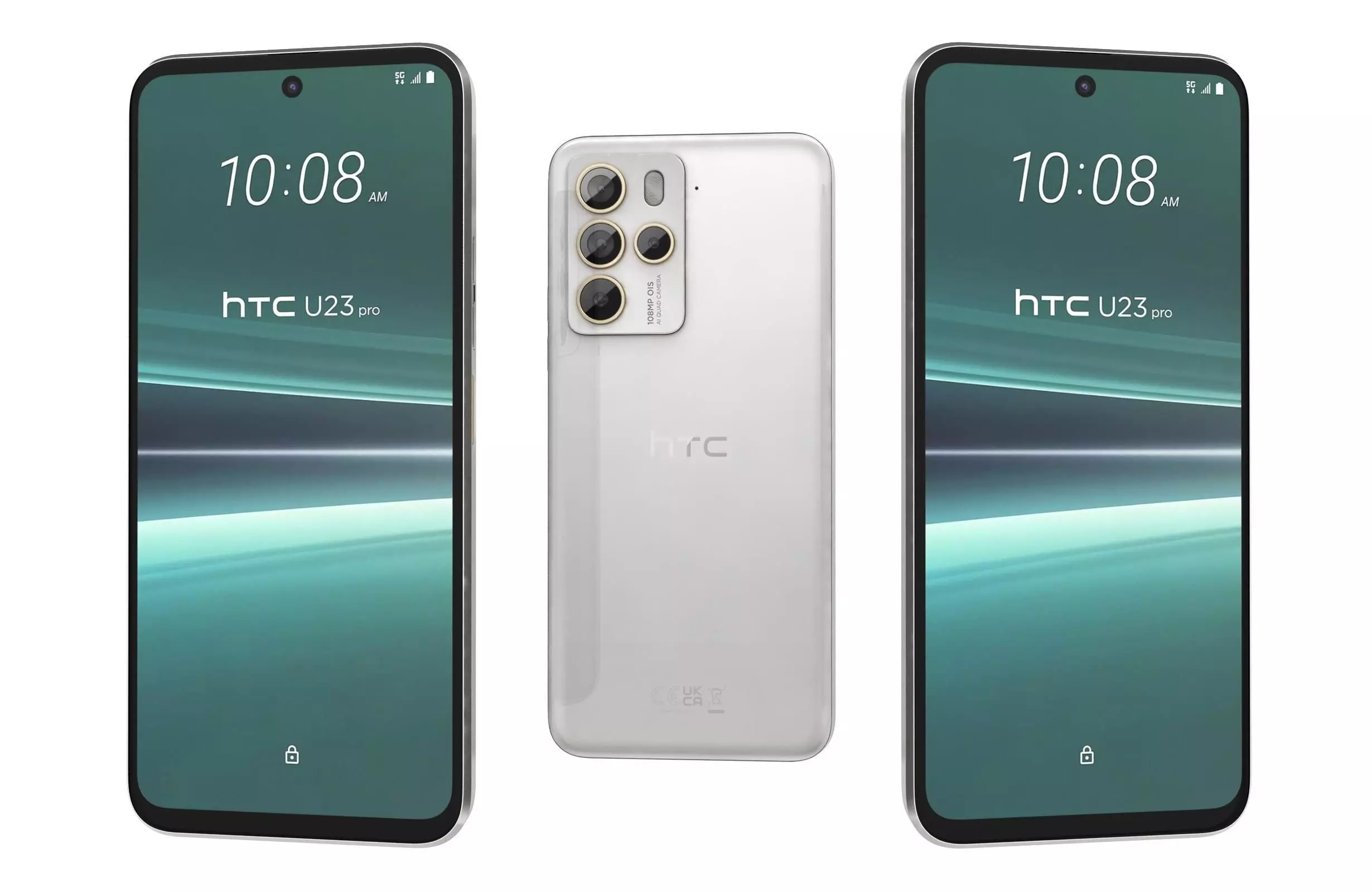HTC U23 Pro White 3D model