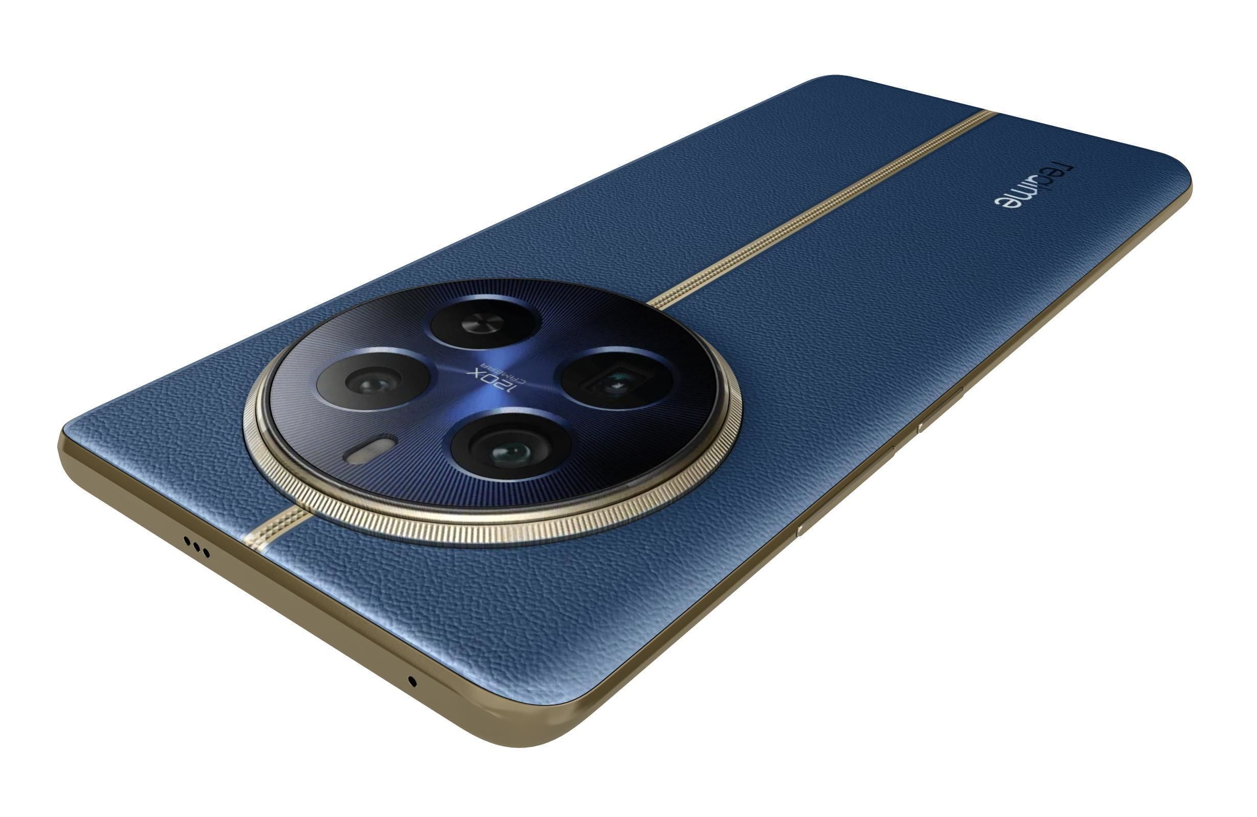 Realme 12 Pro Plus 5G Blue 3D model_15