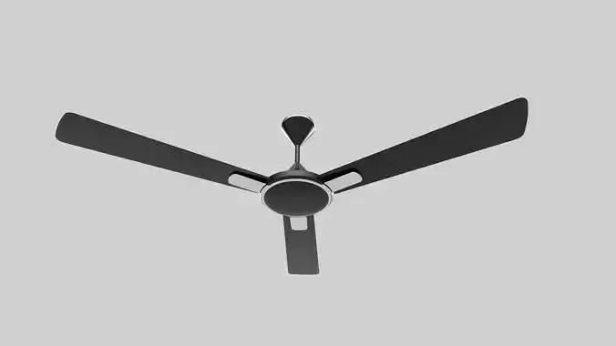Ceiling Fan black 3D model