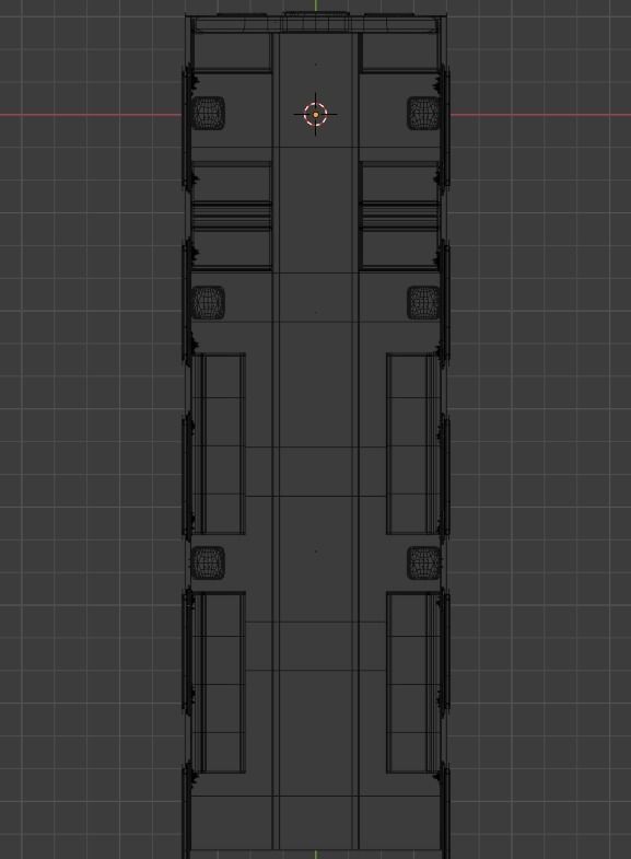 Train Cabin 3D model_4