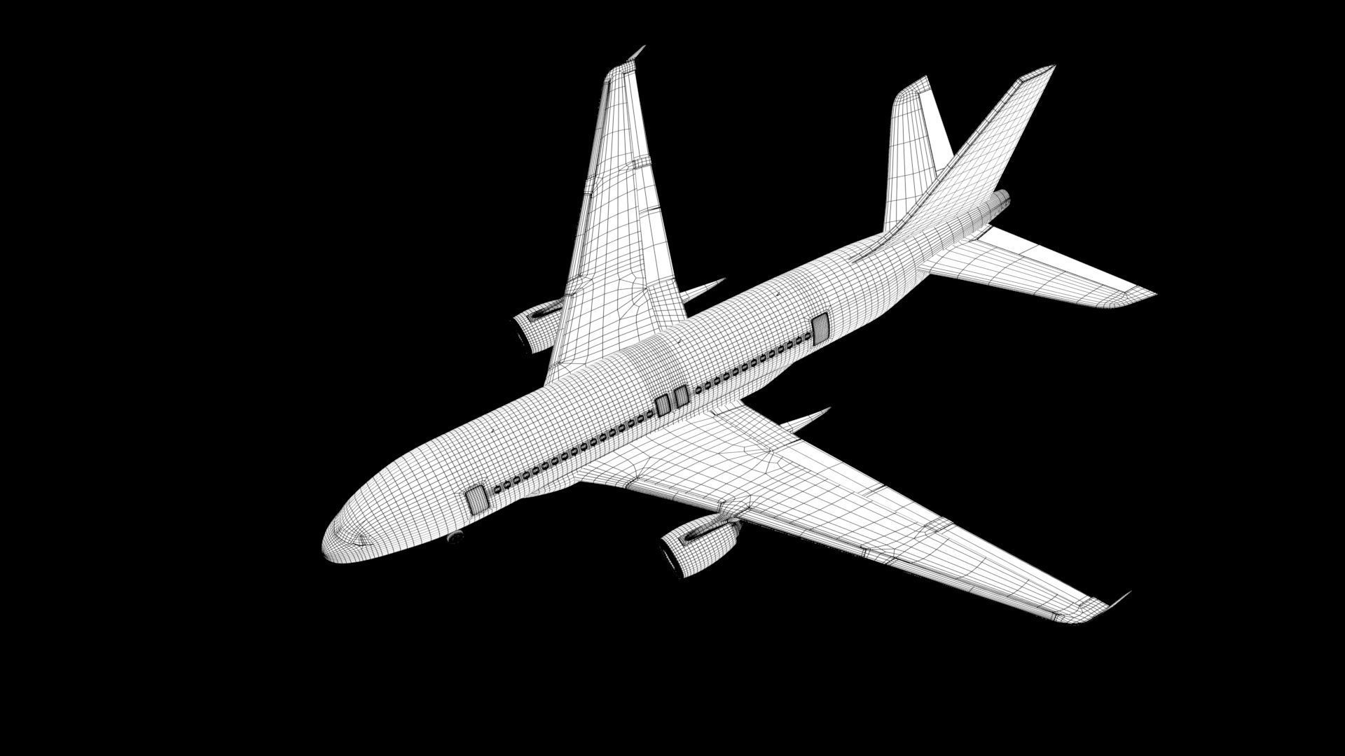 Indigo Aeroplane 3D model_6