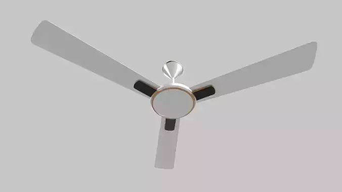 Ceiling Fan white 3D model