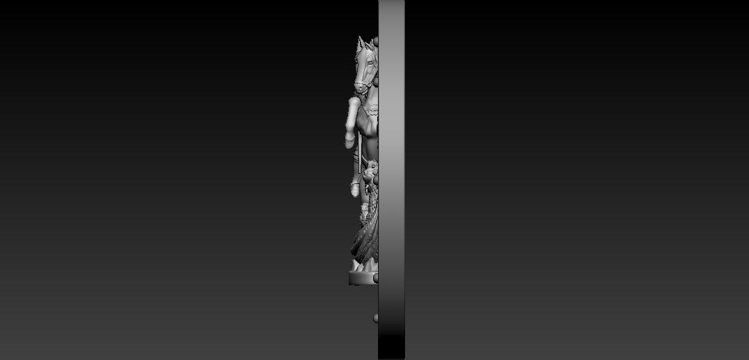 St George Pendant 3D print model_4