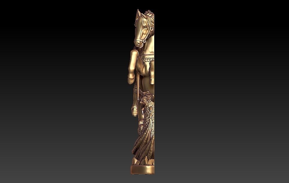 St George Pendant 3D print model_8