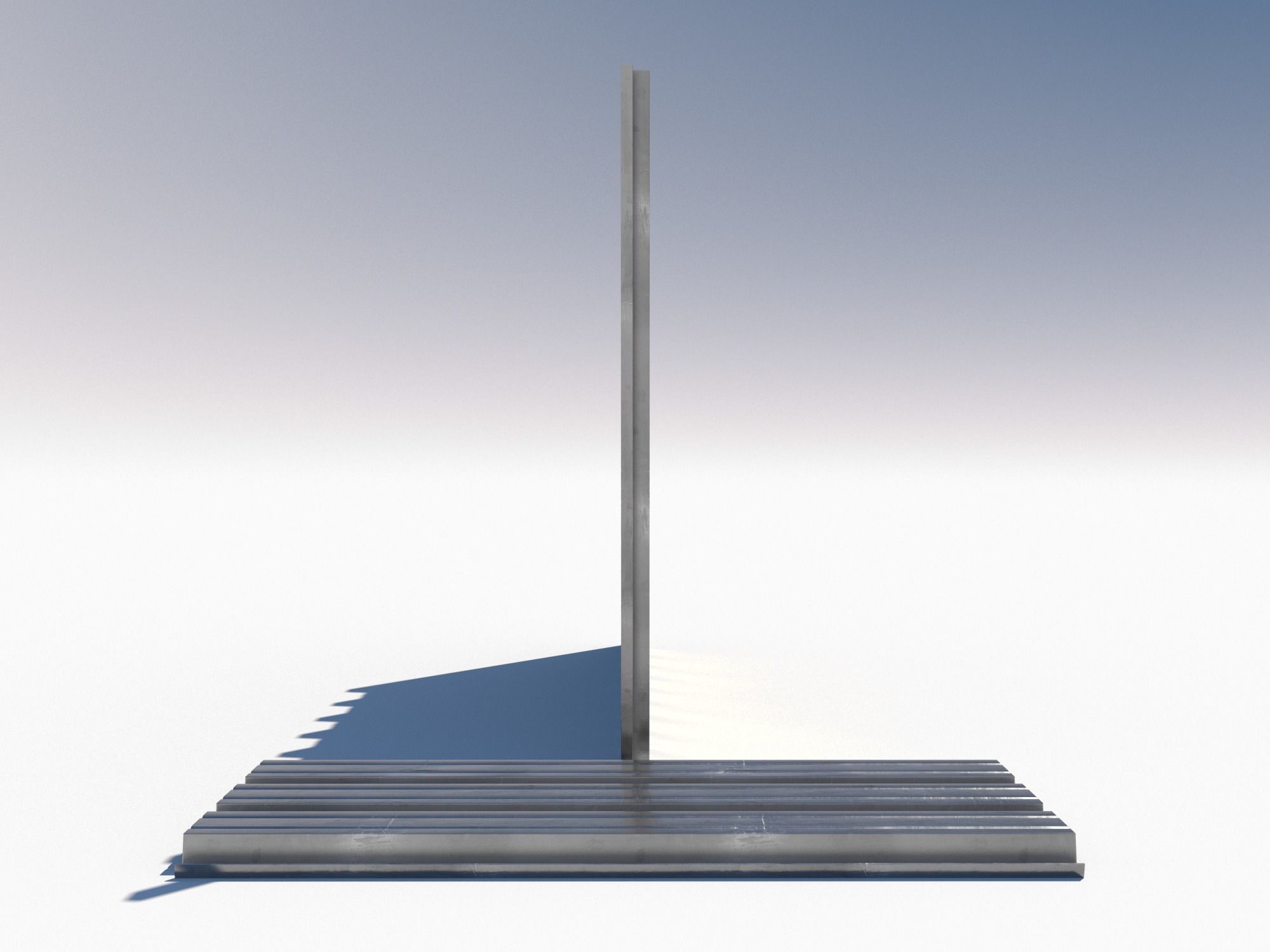 Corrugated galvanized sheets 9 Low-poly 3D model_7