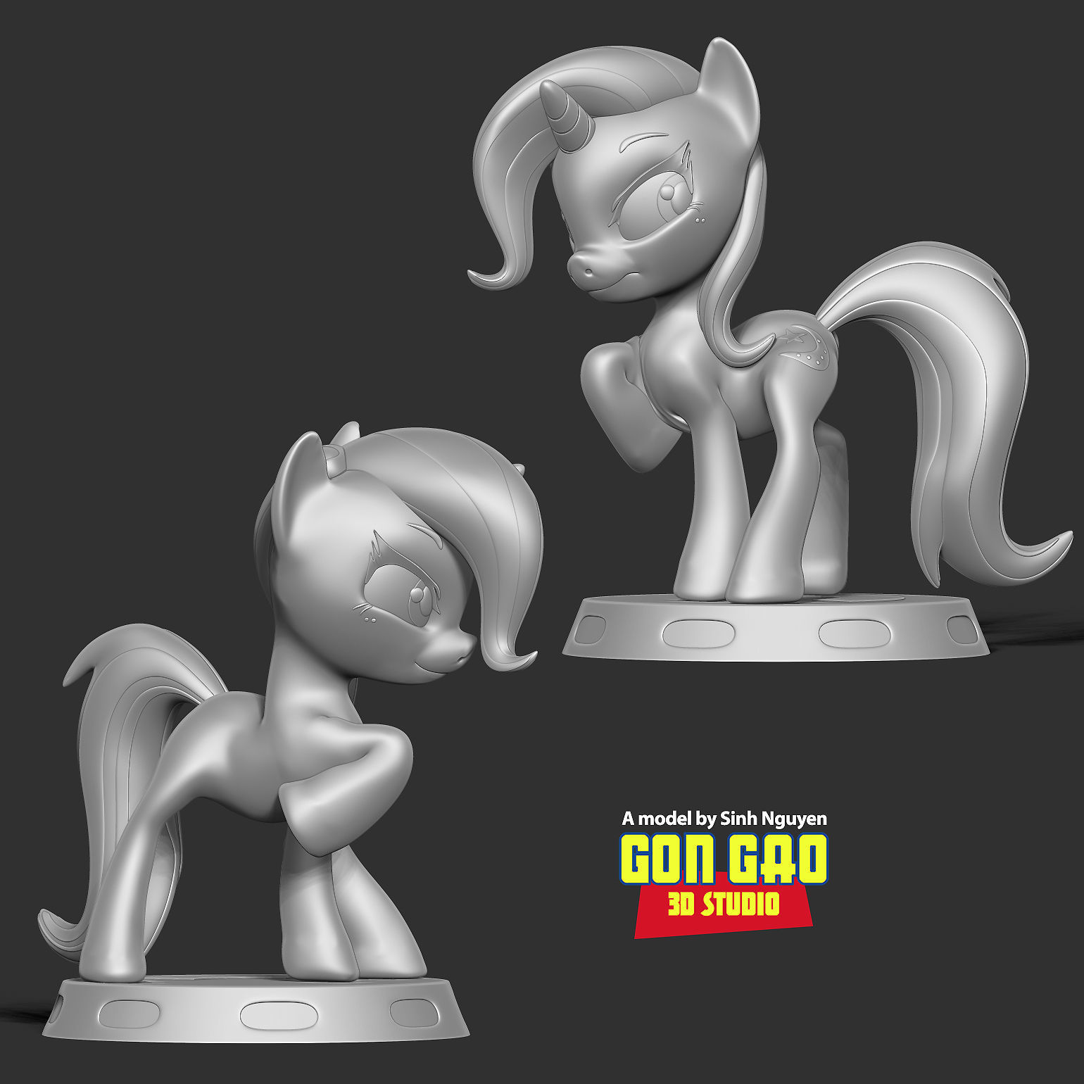 Trixie - Little Pony 3D print model_4