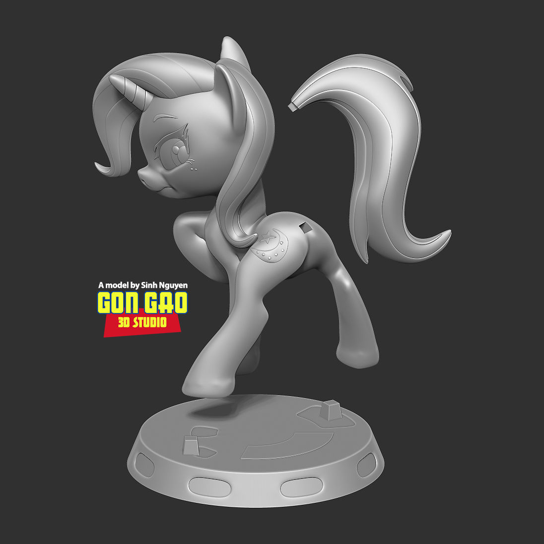 Trixie - Little Pony 3D print model_2