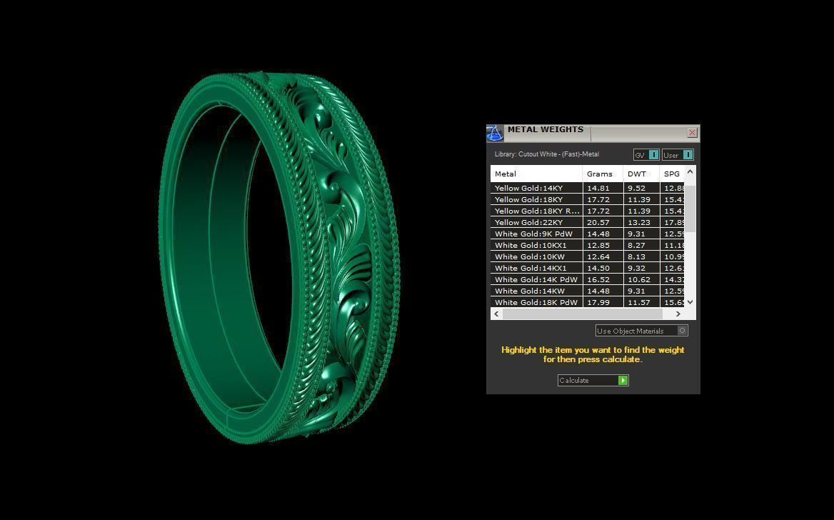 Fashion Ring 3D print model_5