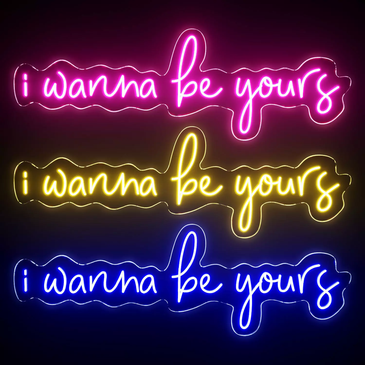 I wanna be yours Neon Sign 3D model_0