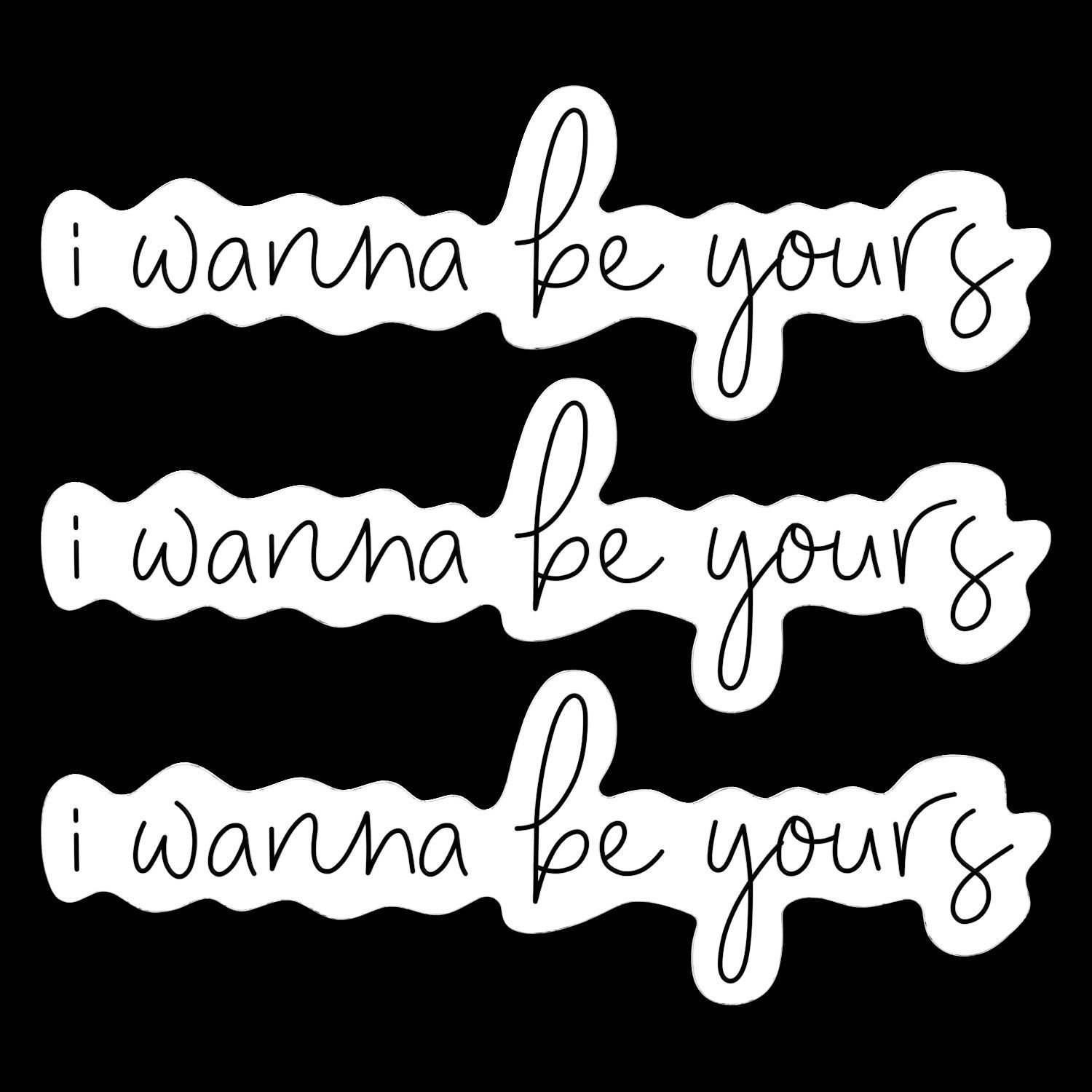 I wanna be yours Neon Sign 3D model_2