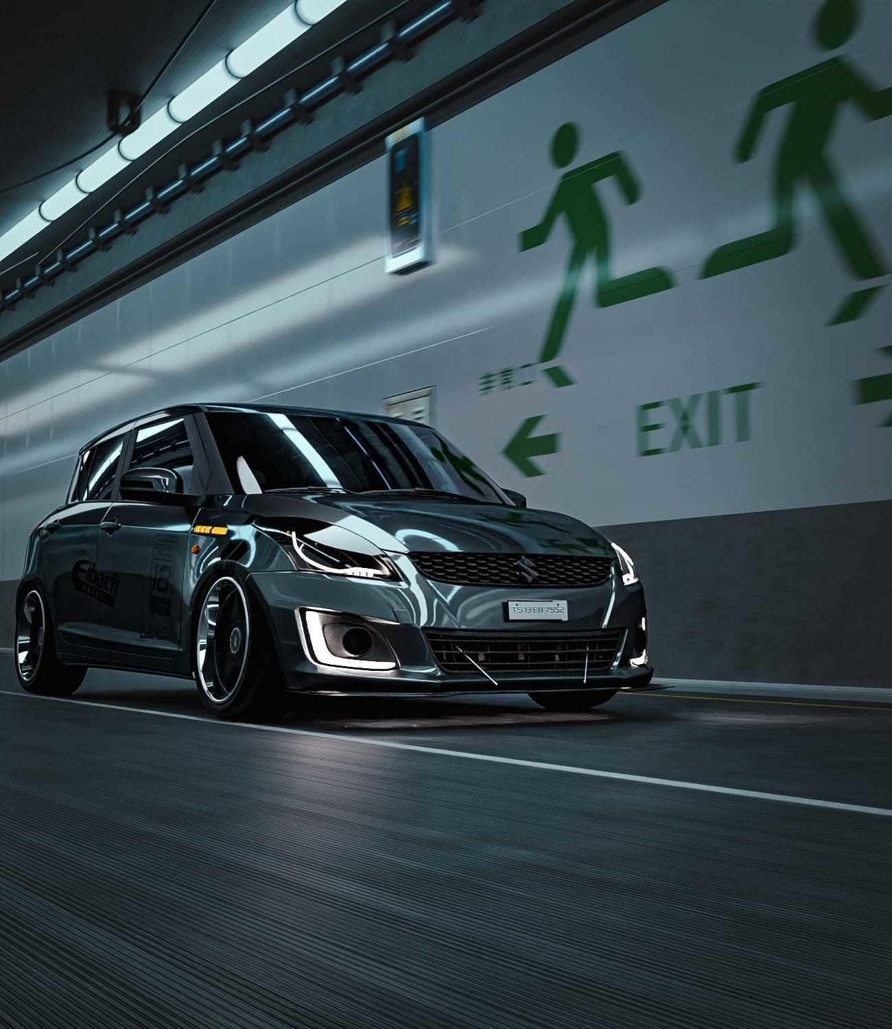 Japanese Underpass tunnel  3D model_3