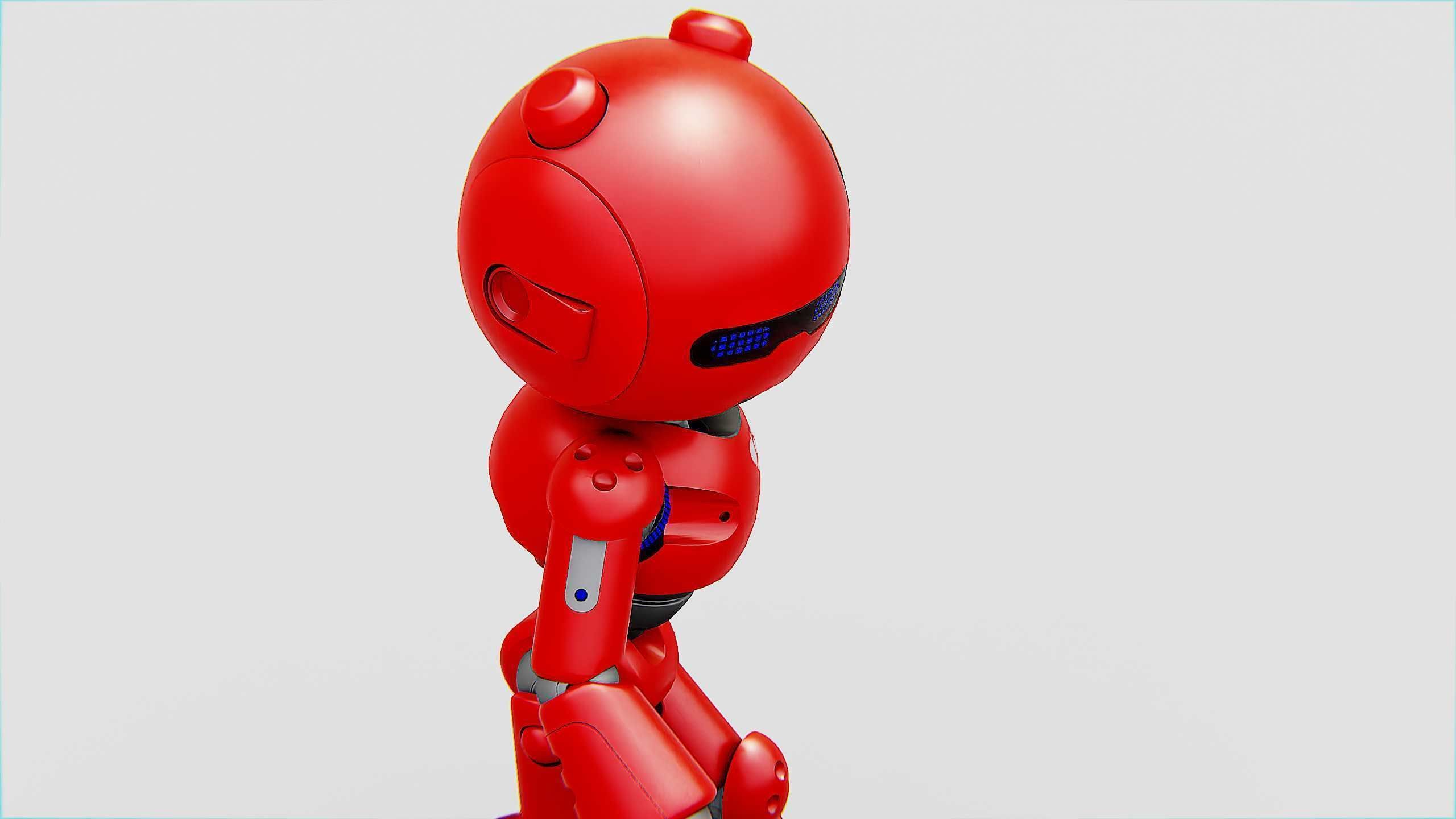 HELL BOY BOT Rigged for Unreal Engine - Unity - MIXAMO 3D model_18