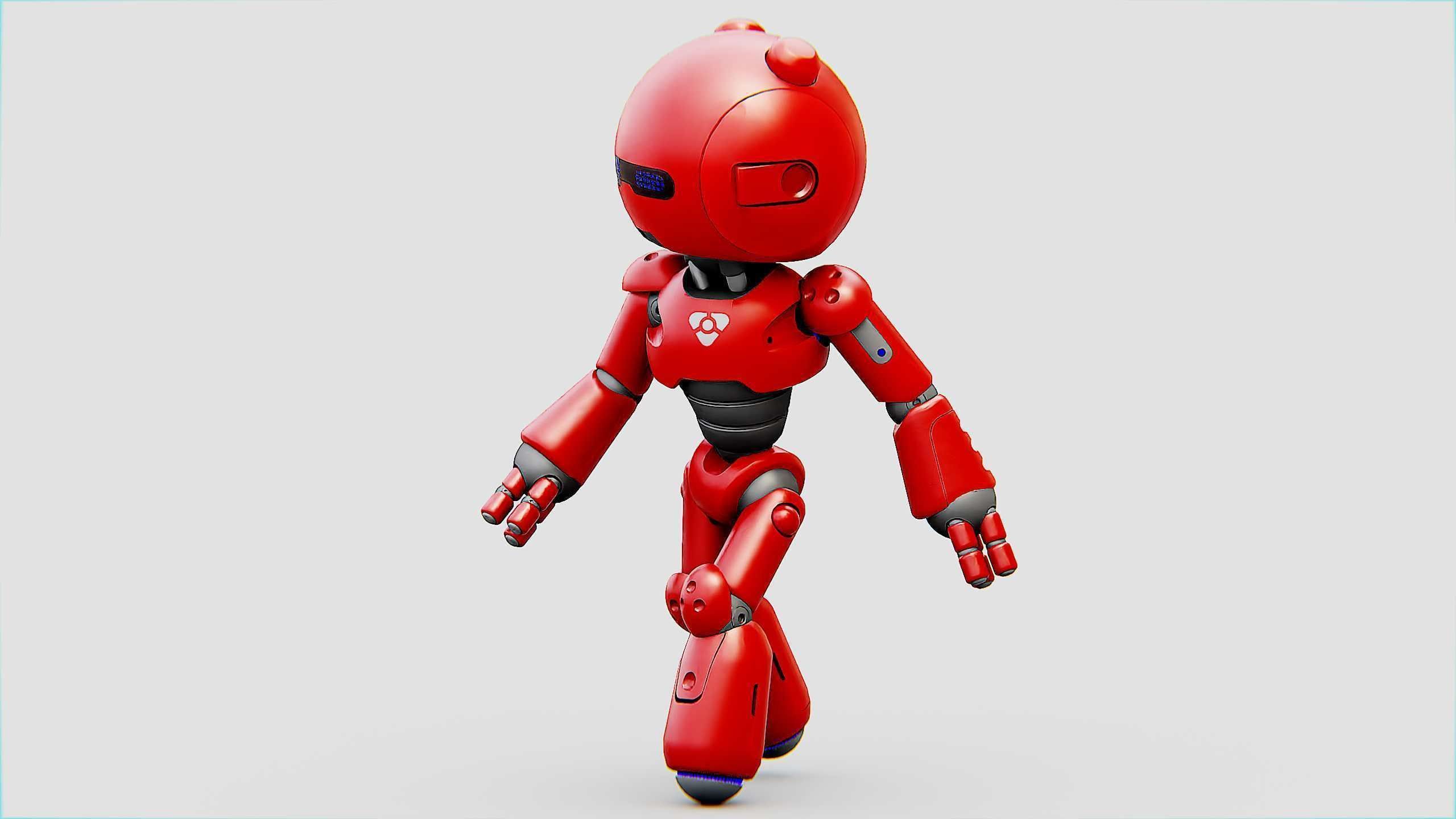 HELL BOY BOT Rigged for Unreal Engine - Unity - MIXAMO 3D model_3