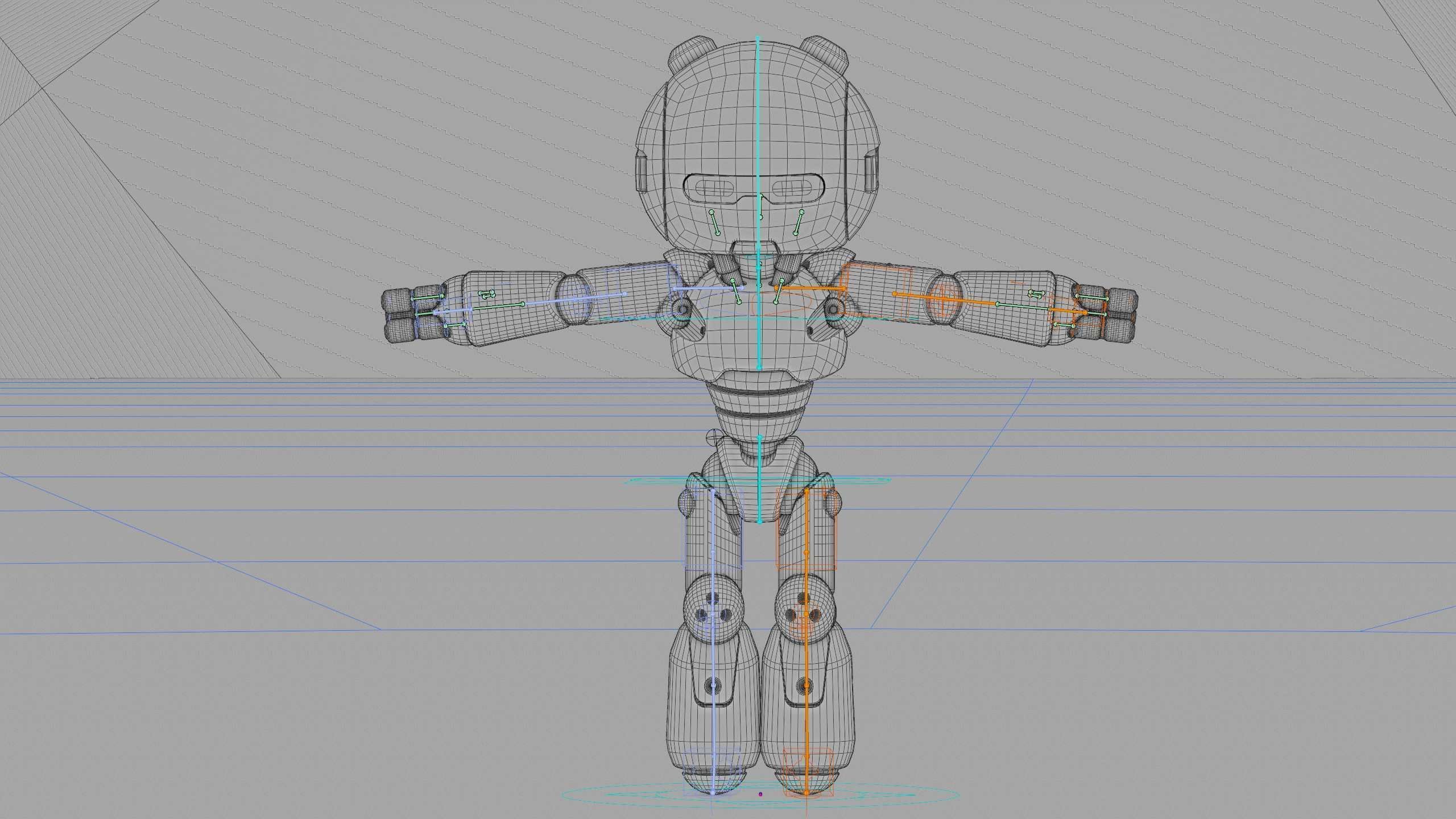 HELL BOY BOT Rigged for Unreal Engine - Unity - MIXAMO 3D model_42