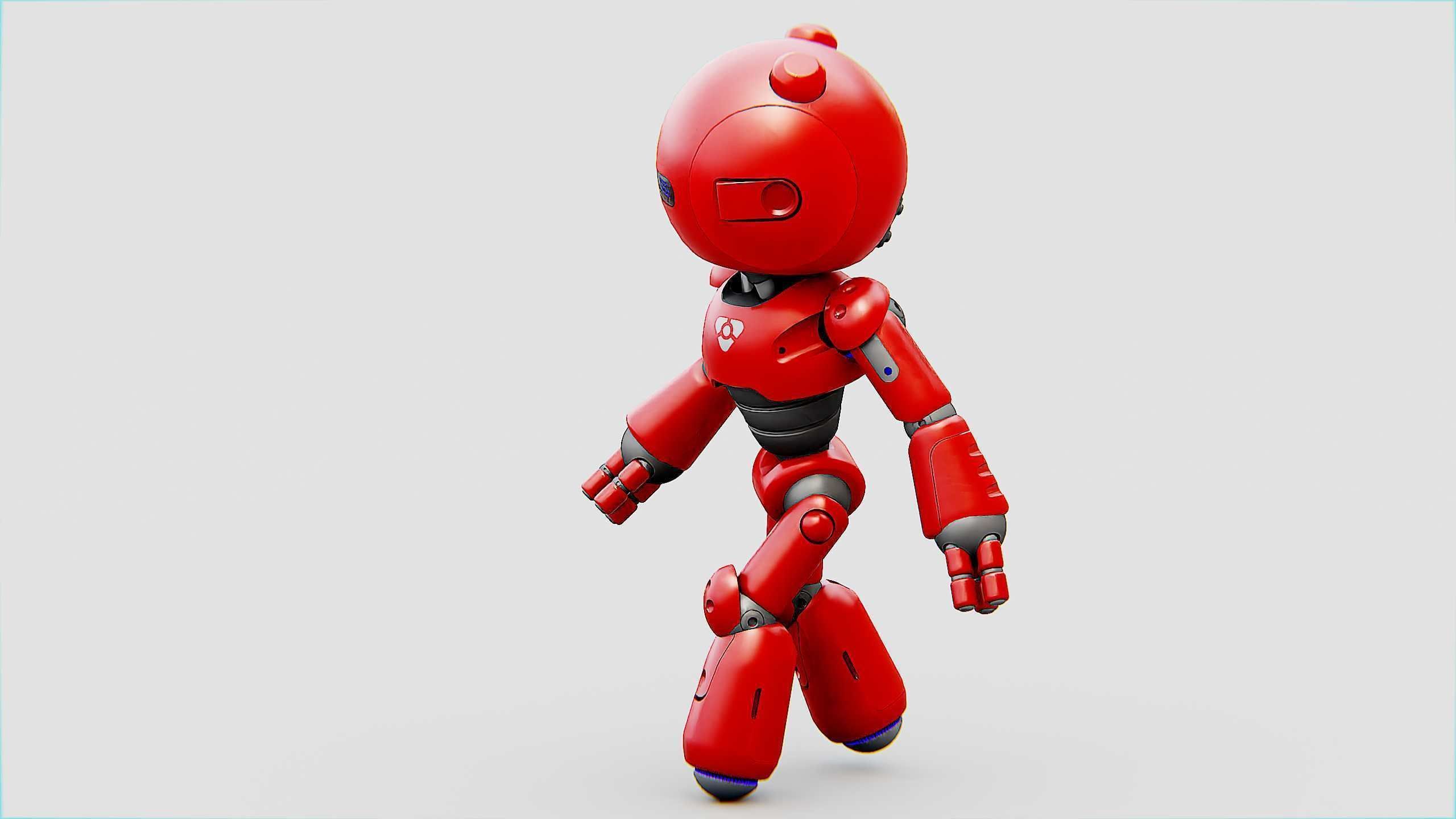 HELL BOY BOT Rigged for Unreal Engine - Unity - MIXAMO 3D model_4
