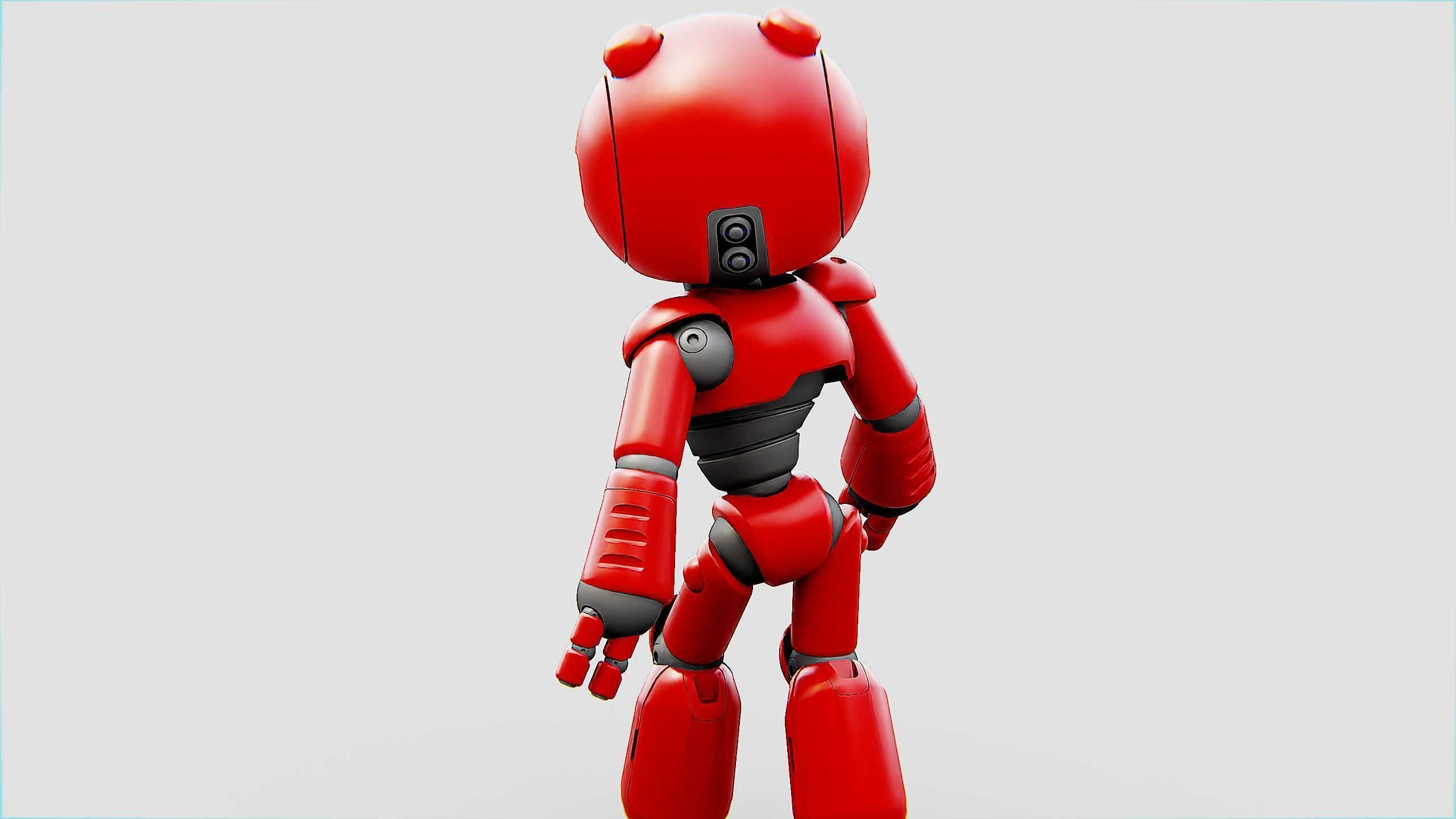 HELL BOY BOT Rigged for Unreal Engine - Unity - MIXAMO 3D model_7