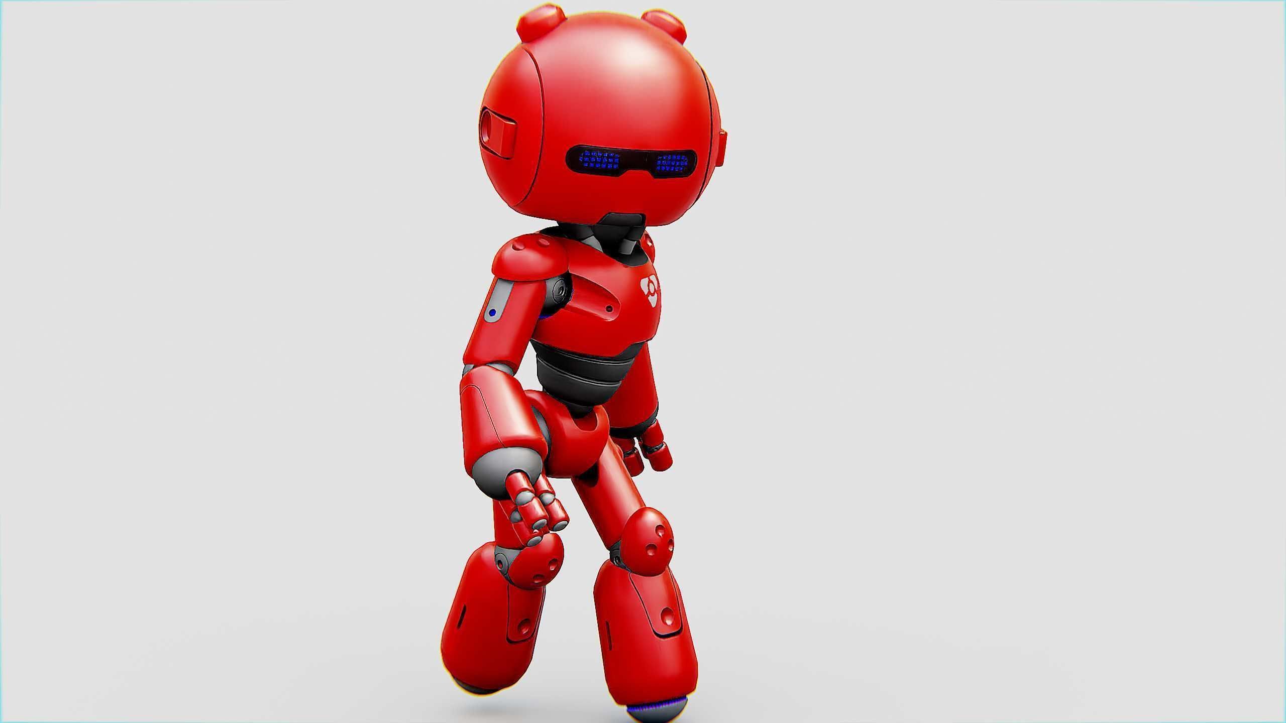 HELL BOY BOT Rigged for Unreal Engine - Unity - MIXAMO 3D model_13
