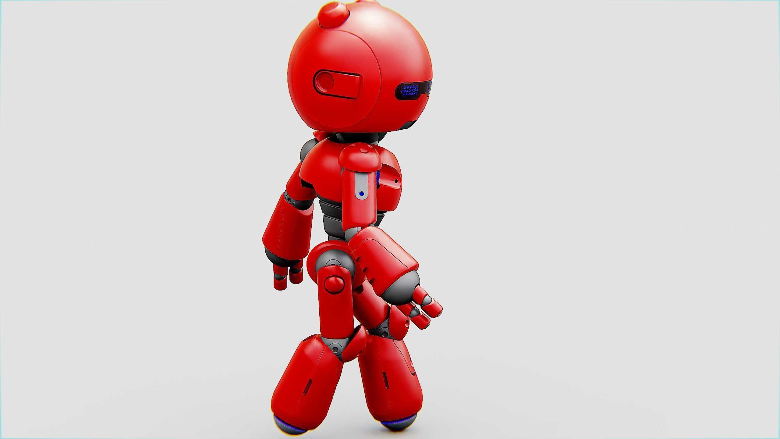 HELL BOY BOT Rigged for Unreal Engine - Unity - MIXAMO 3D model_11