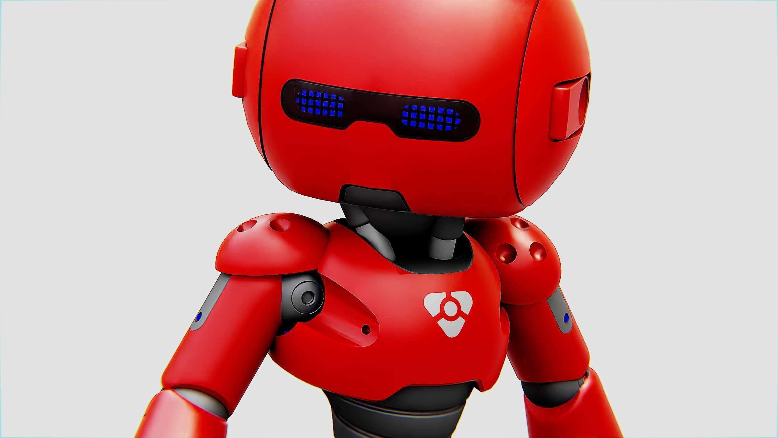 HELL BOY BOT Rigged for Unreal Engine - Unity - MIXAMO 3D model_15