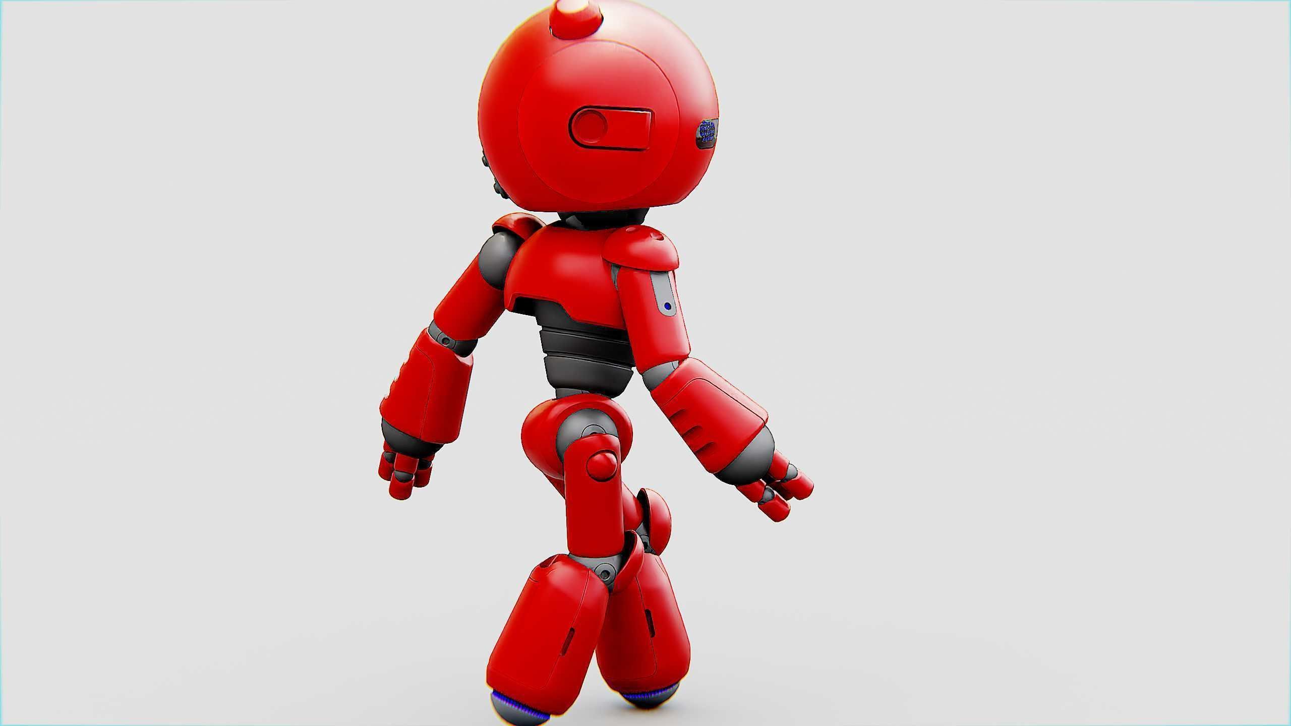 HELL BOY BOT Rigged for Unreal Engine - Unity - MIXAMO 3D model_10
