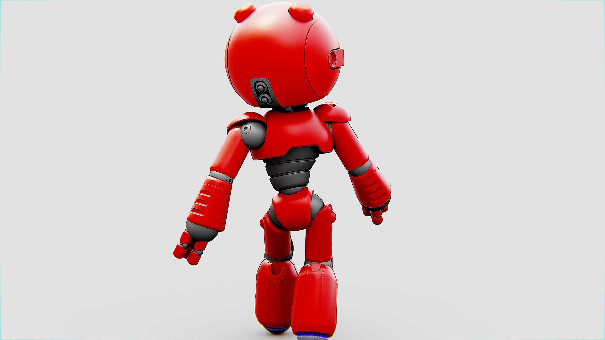 HELL BOY BOT Rigged for Unreal Engine - Unity - MIXAMO 3D model_8