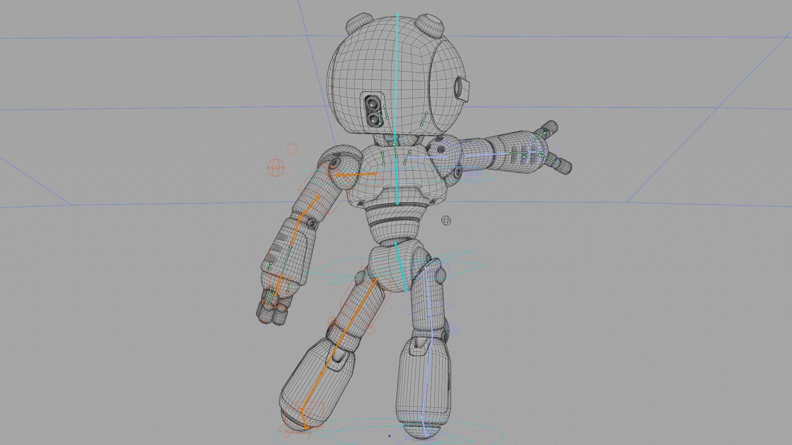 HELL BOY BOT Rigged for Unreal Engine - Unity - MIXAMO 3D model_41