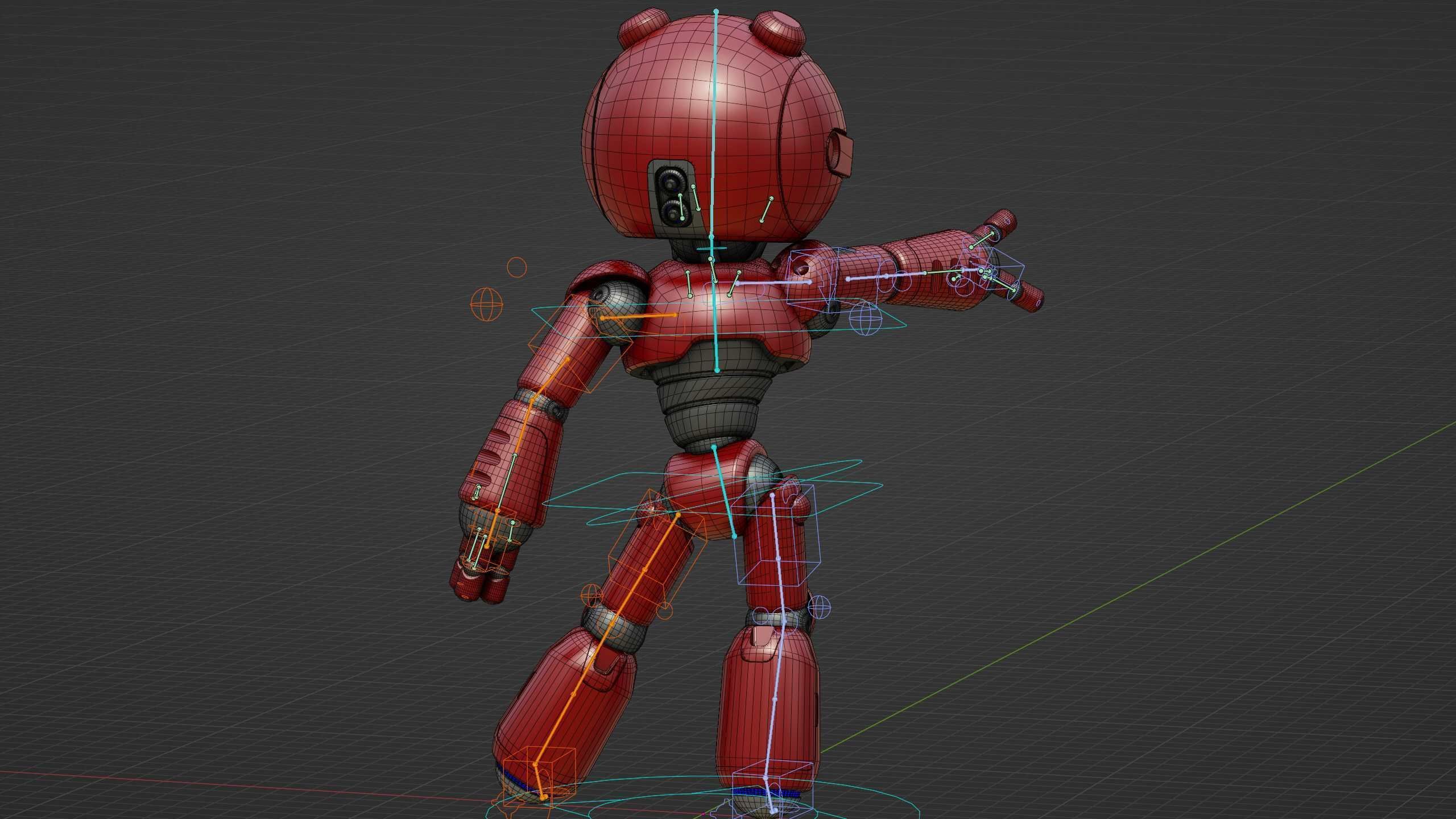 HELL BOY BOT Rigged for Unreal Engine - Unity - MIXAMO 3D model_38