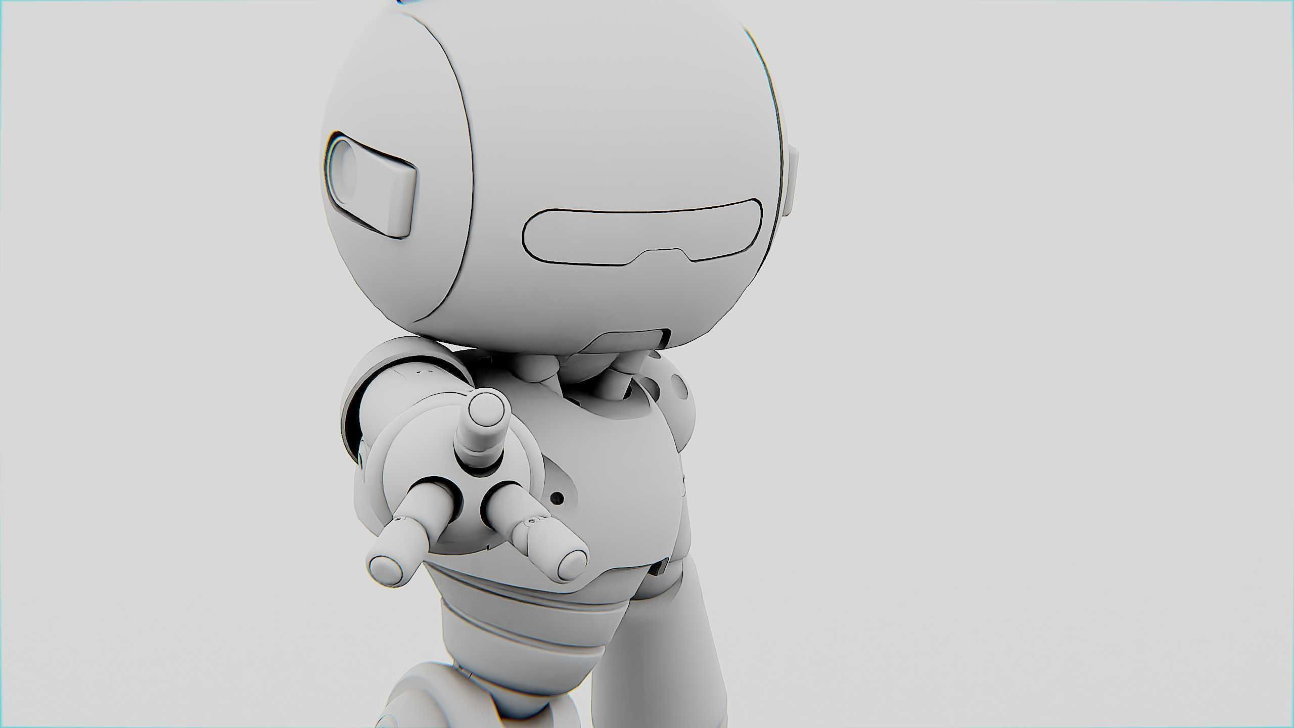 HELL BOY BOT Rigged for Unreal Engine - Unity - MIXAMO 3D model_32