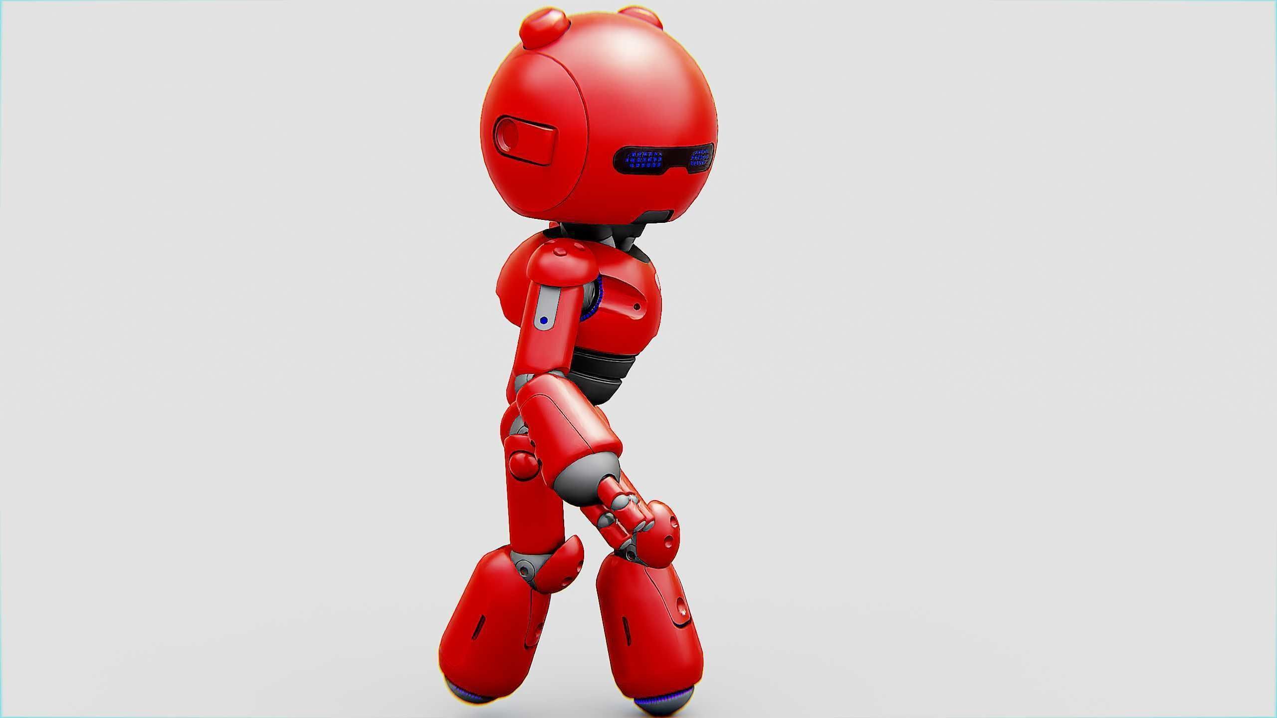 HELL BOY BOT Rigged for Unreal Engine - Unity - MIXAMO 3D model_12