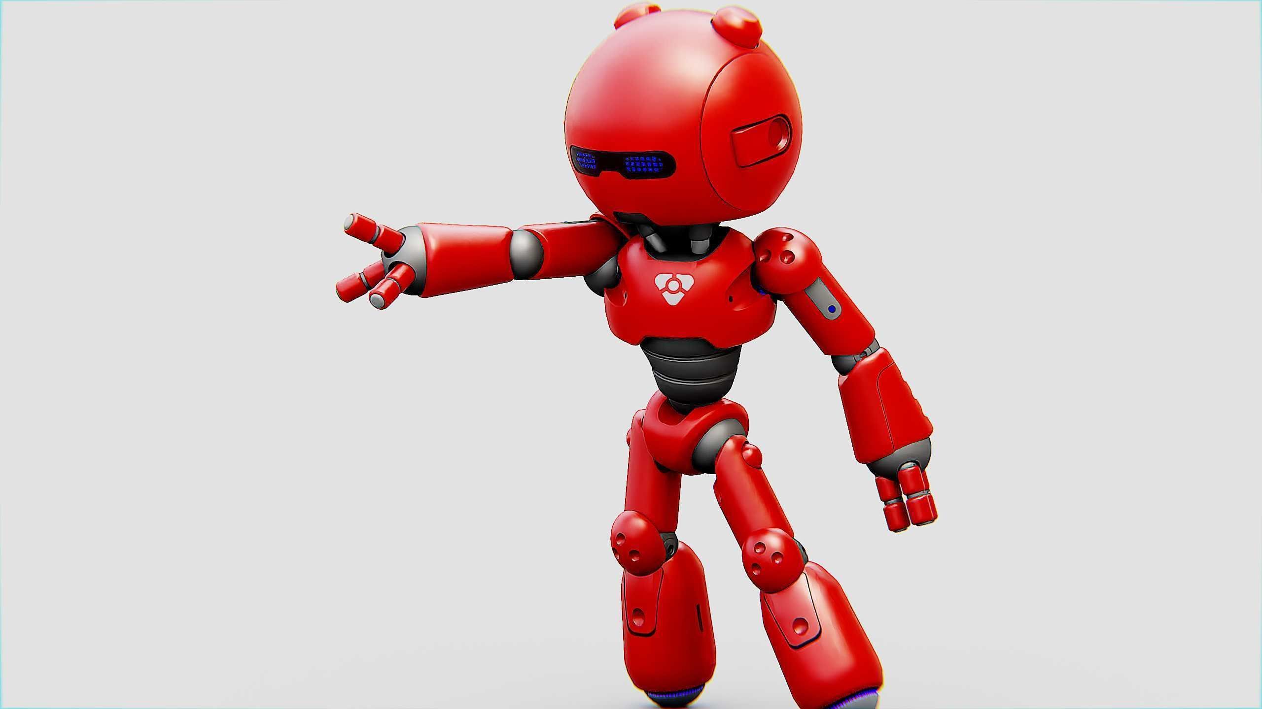 HELL BOY BOT Rigged for Unreal Engine - Unity - MIXAMO 3D model_26